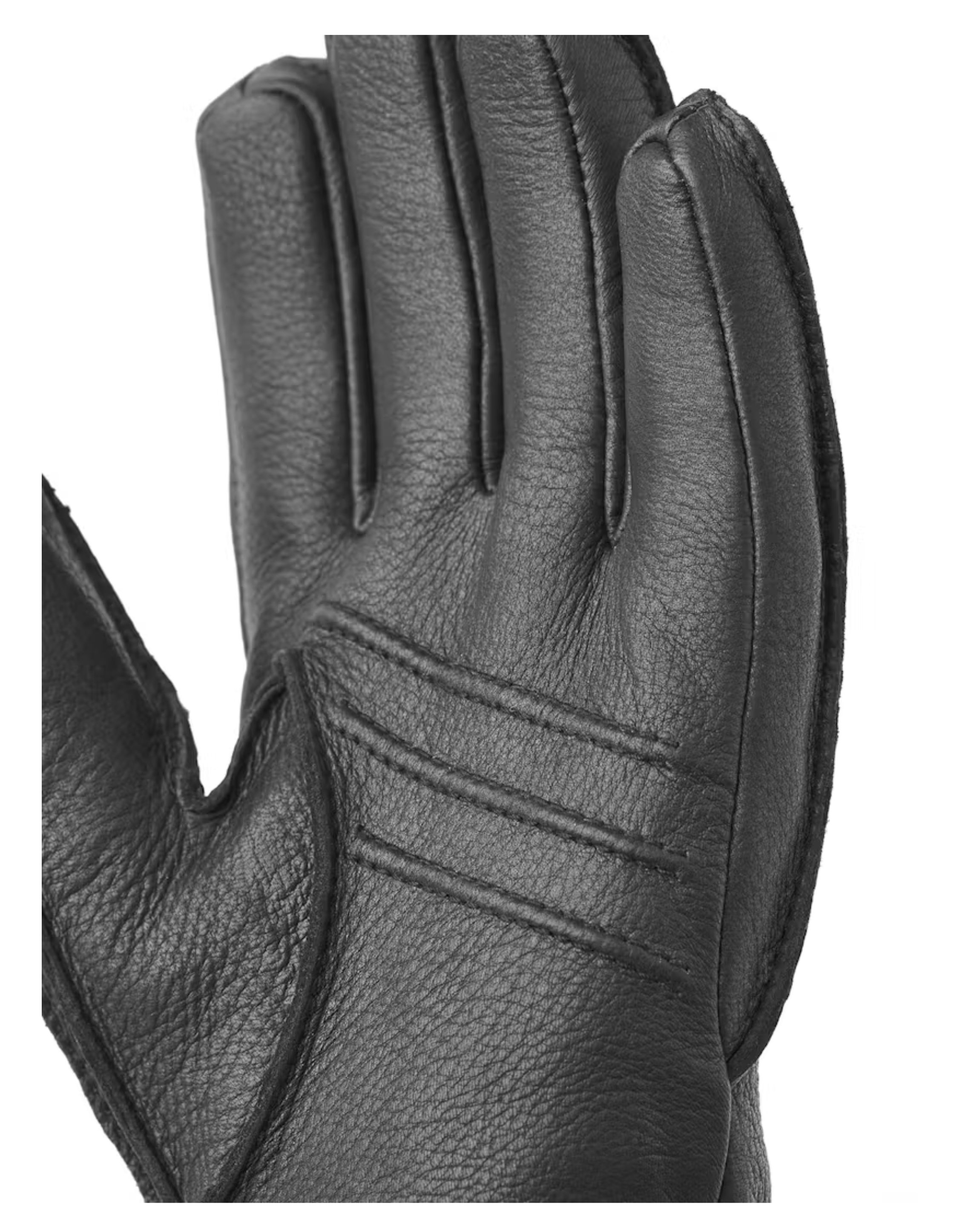 Hestra Deerskin Primaloft Rib Handschoenen Zwart 20210