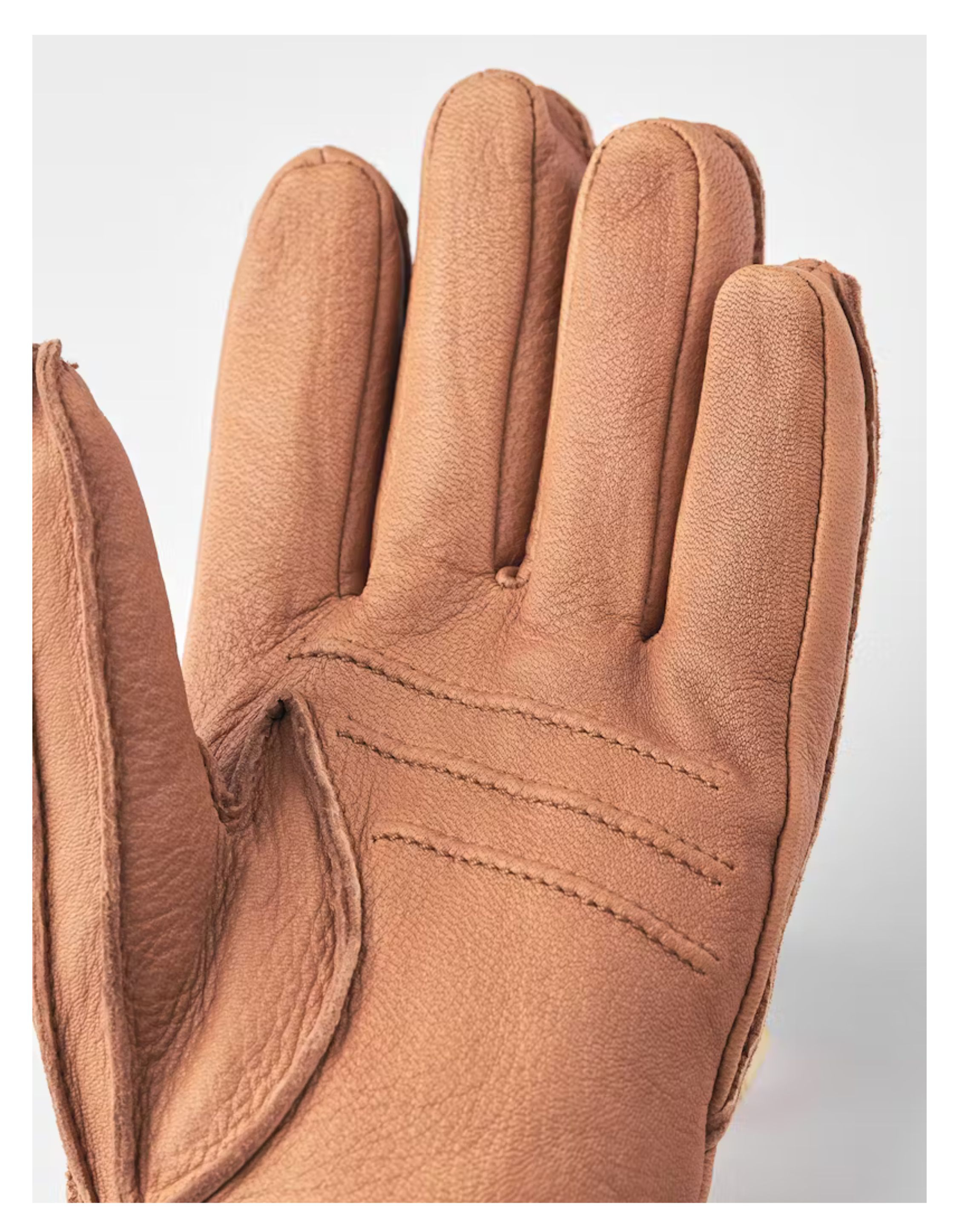 Hestra Deerskin Primaloft Rib Handschoenen Cognac 20210