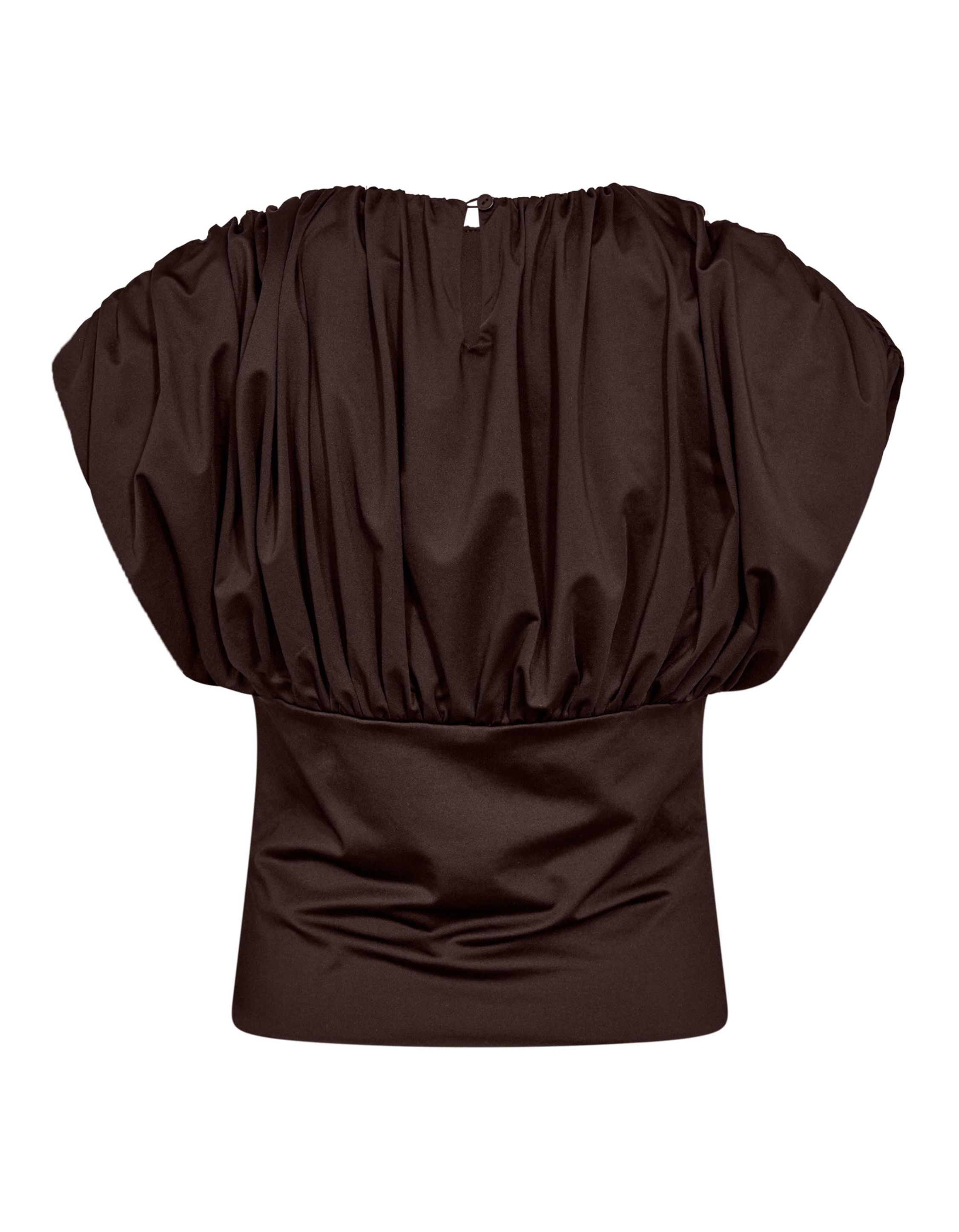 Co Couture Cattiacc Tops Donkerbruin 35667