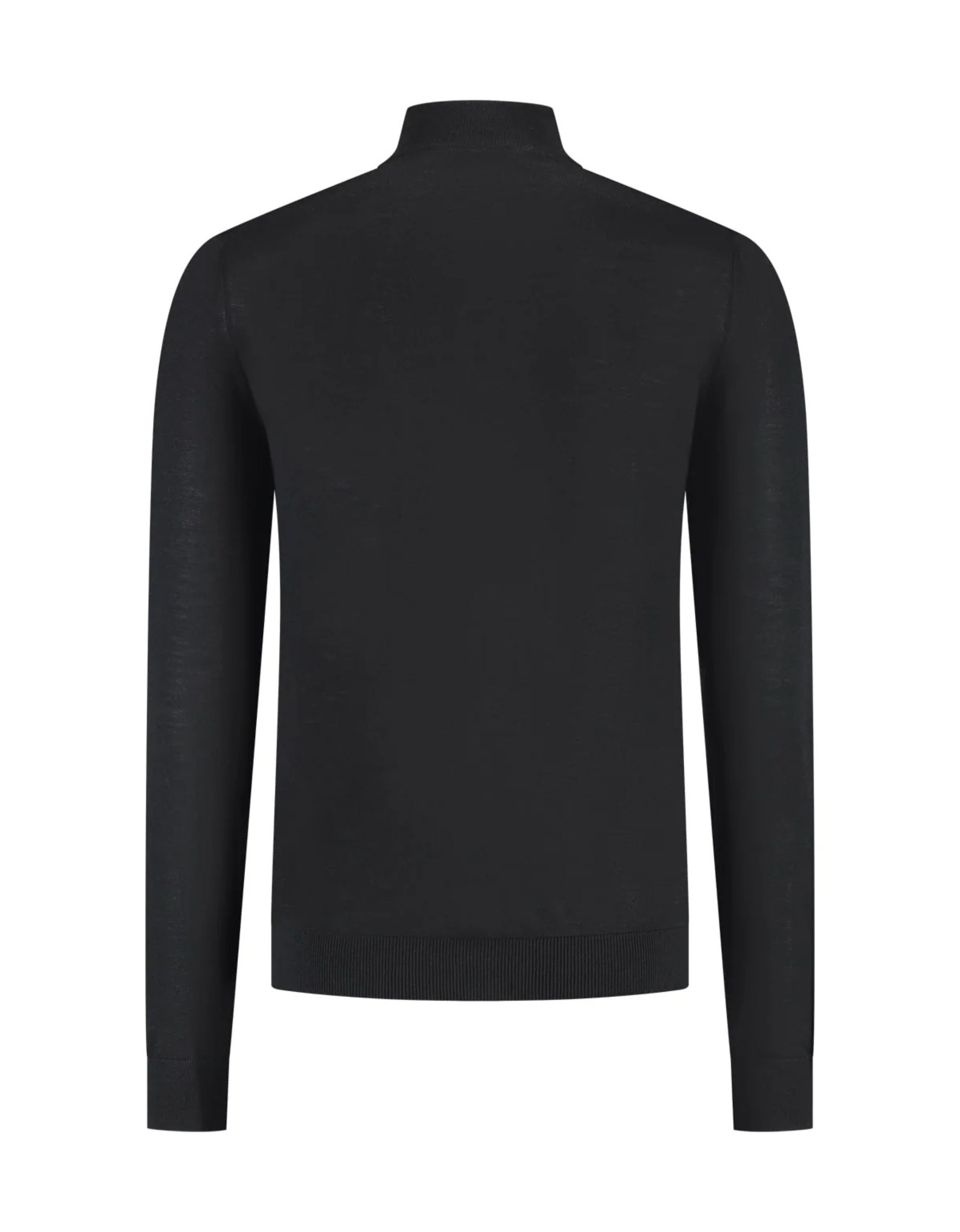 Malelions Premium Merino Half Zip  Zwart Mp1-aw25-05