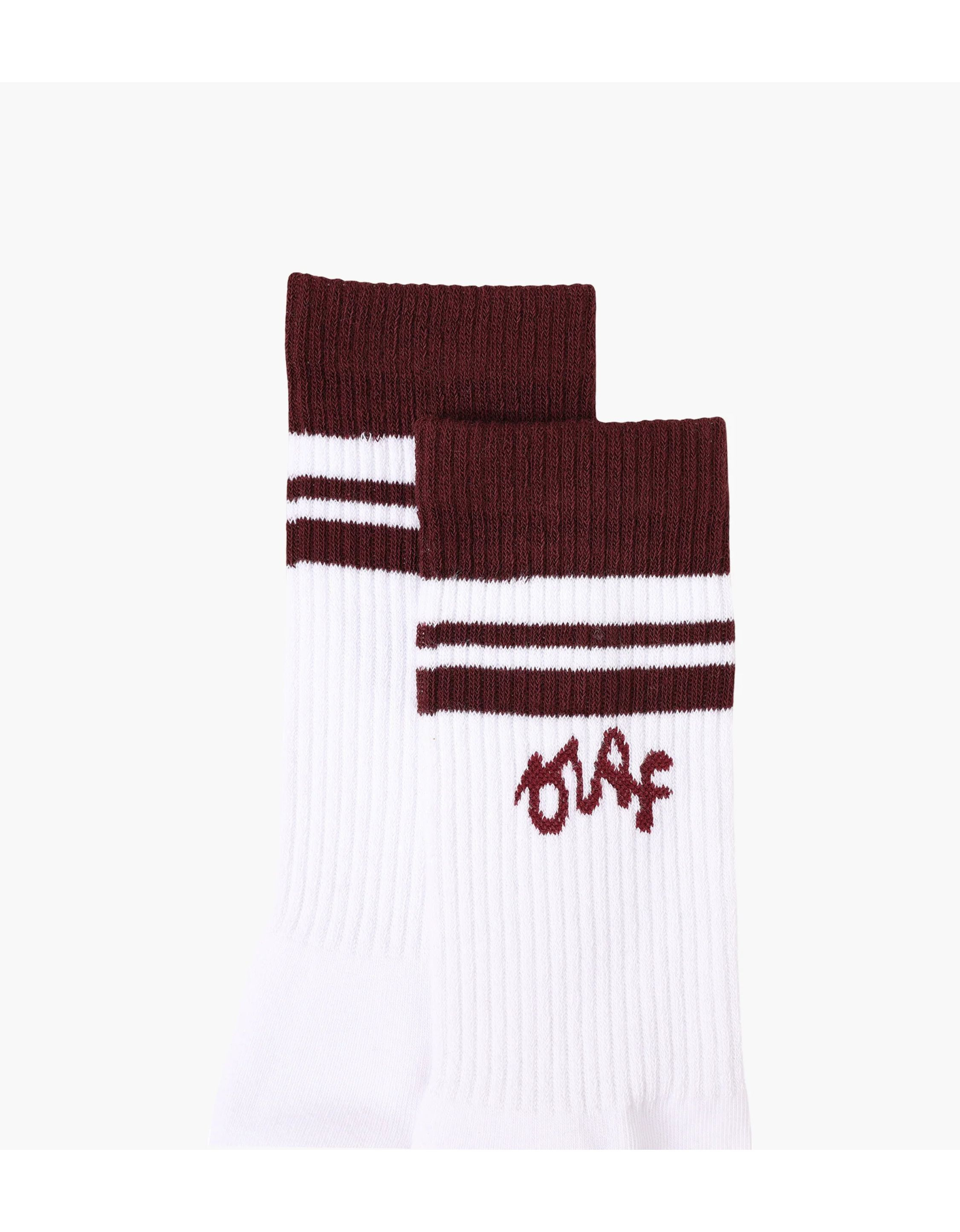 Olaf Varsity Socks Sokken Wit A230813