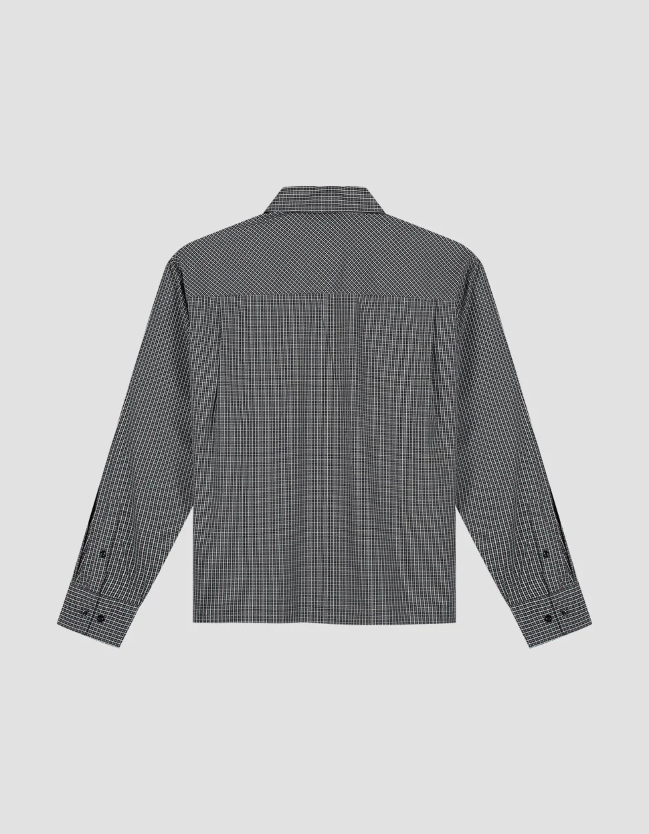 Olaf Checked Boxy Shirt Lange Mouw Overhemden Donkerbruin M230303