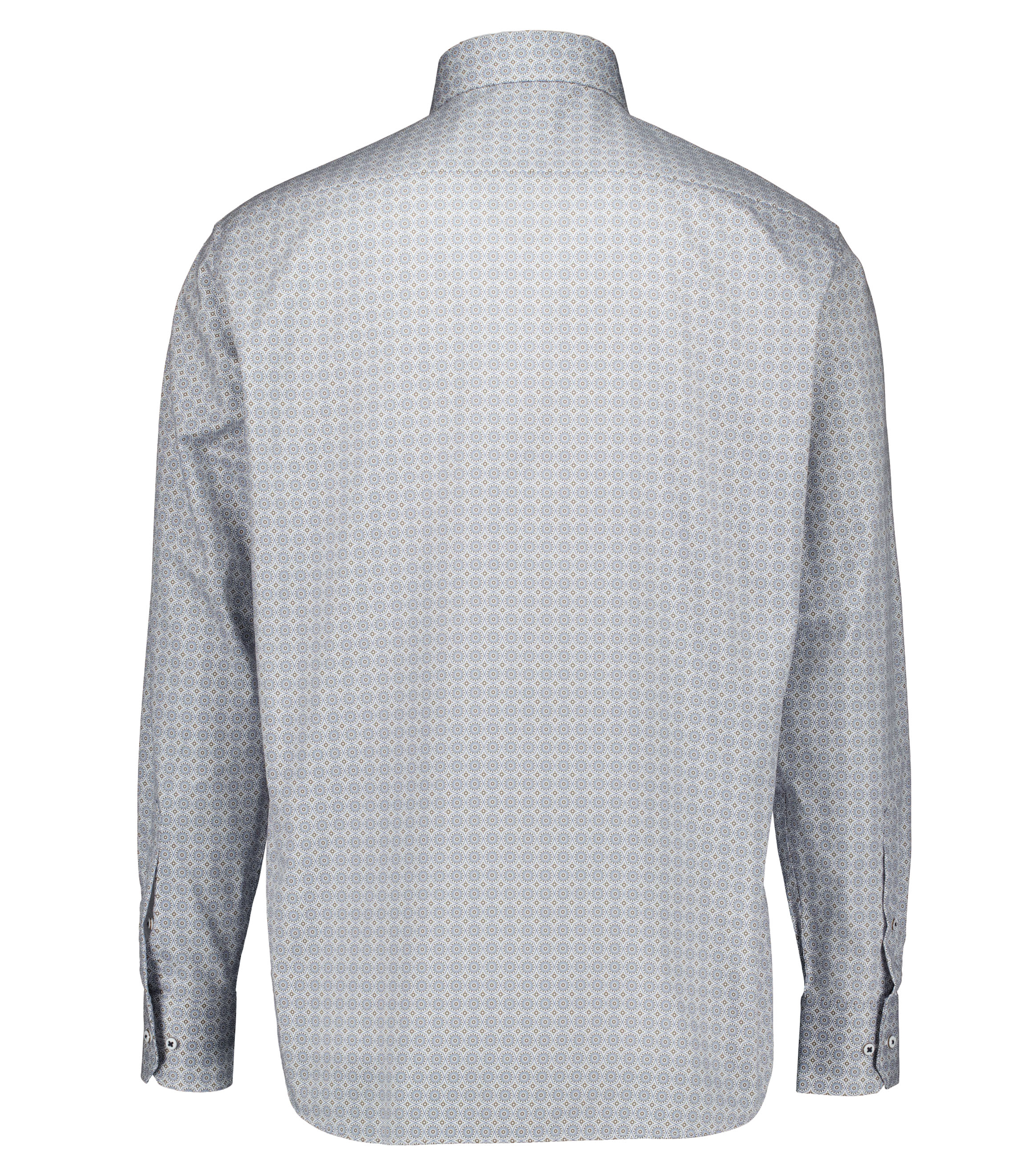 Eterna  Lange Mouw Overhemden Blauw 1067 X18k