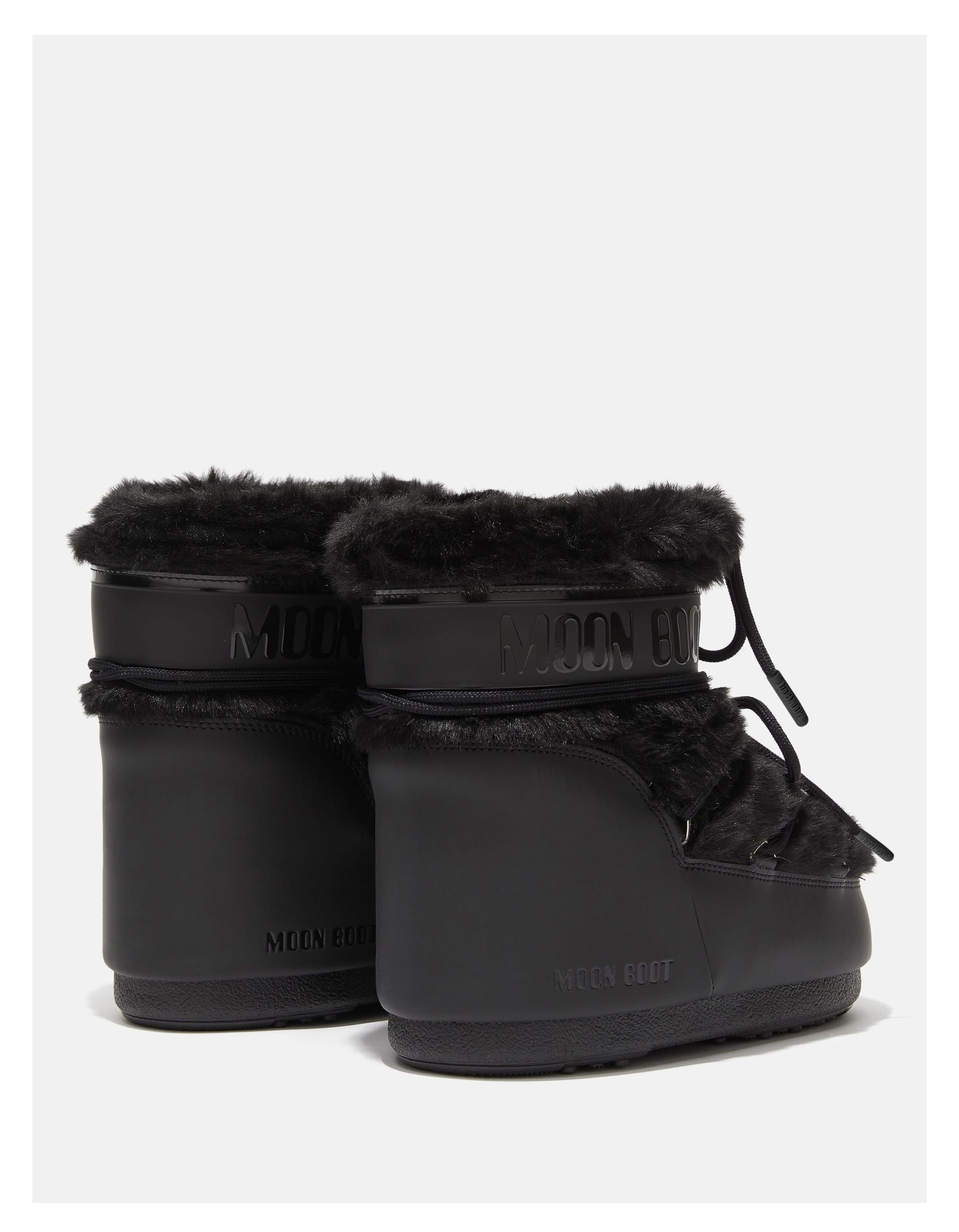 Moon Boot Mb Icon Low Faux Fur Boots Zwart 80d1409390