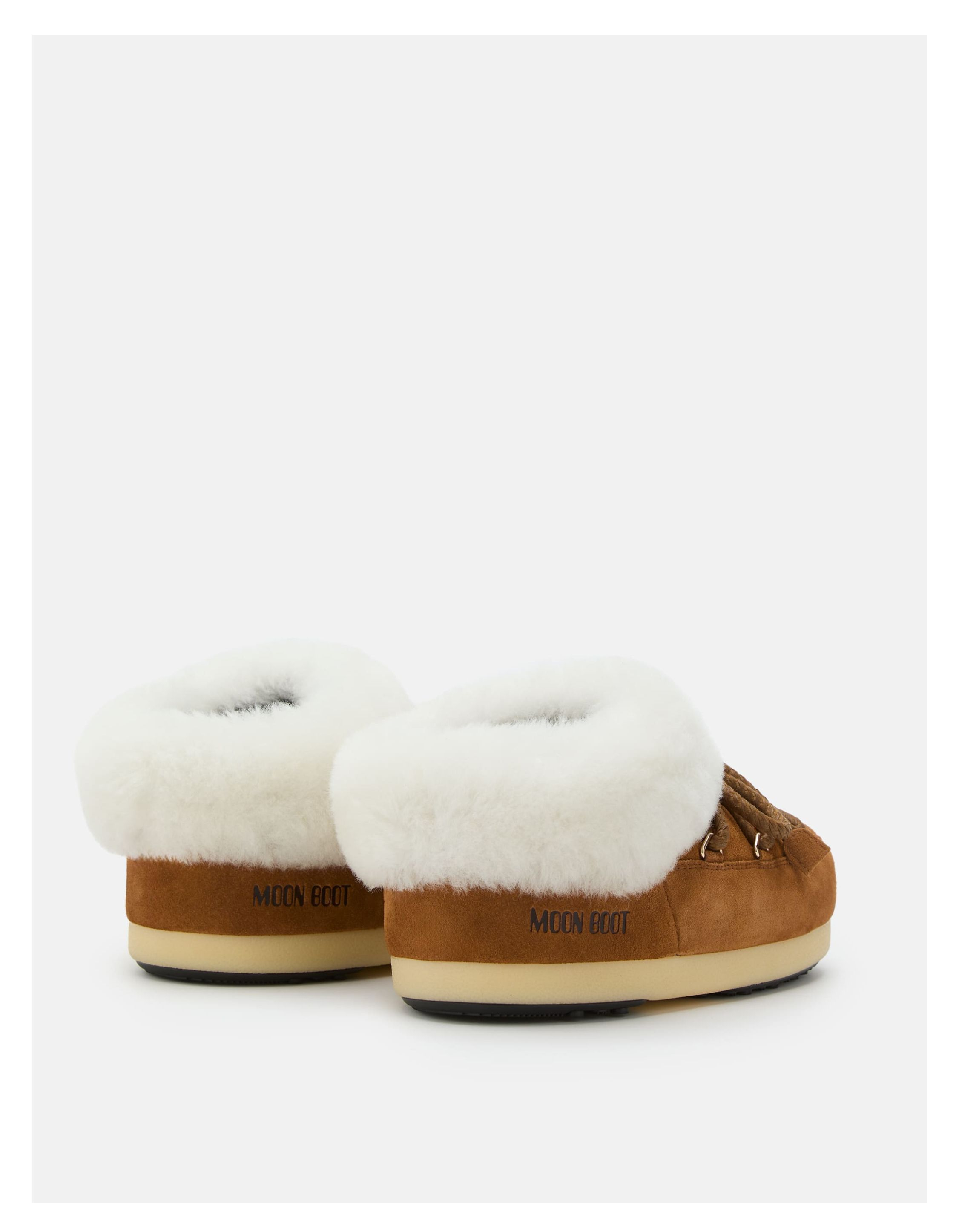Moon Boot Mb Evx Mule Suede Boots Cognac 80d1470090