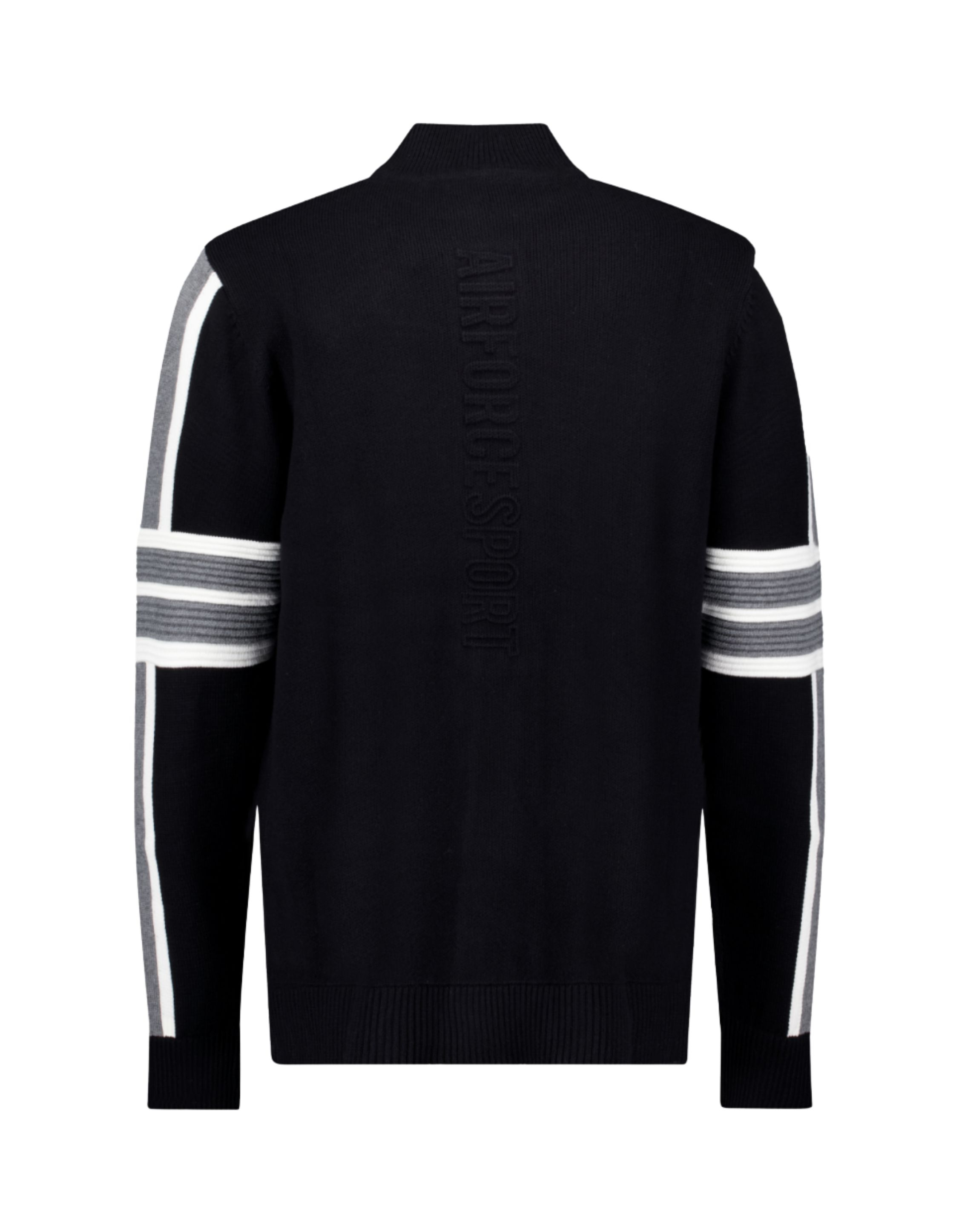 Airforce Ski Cooper Knit Truien Zwart Spvem0164