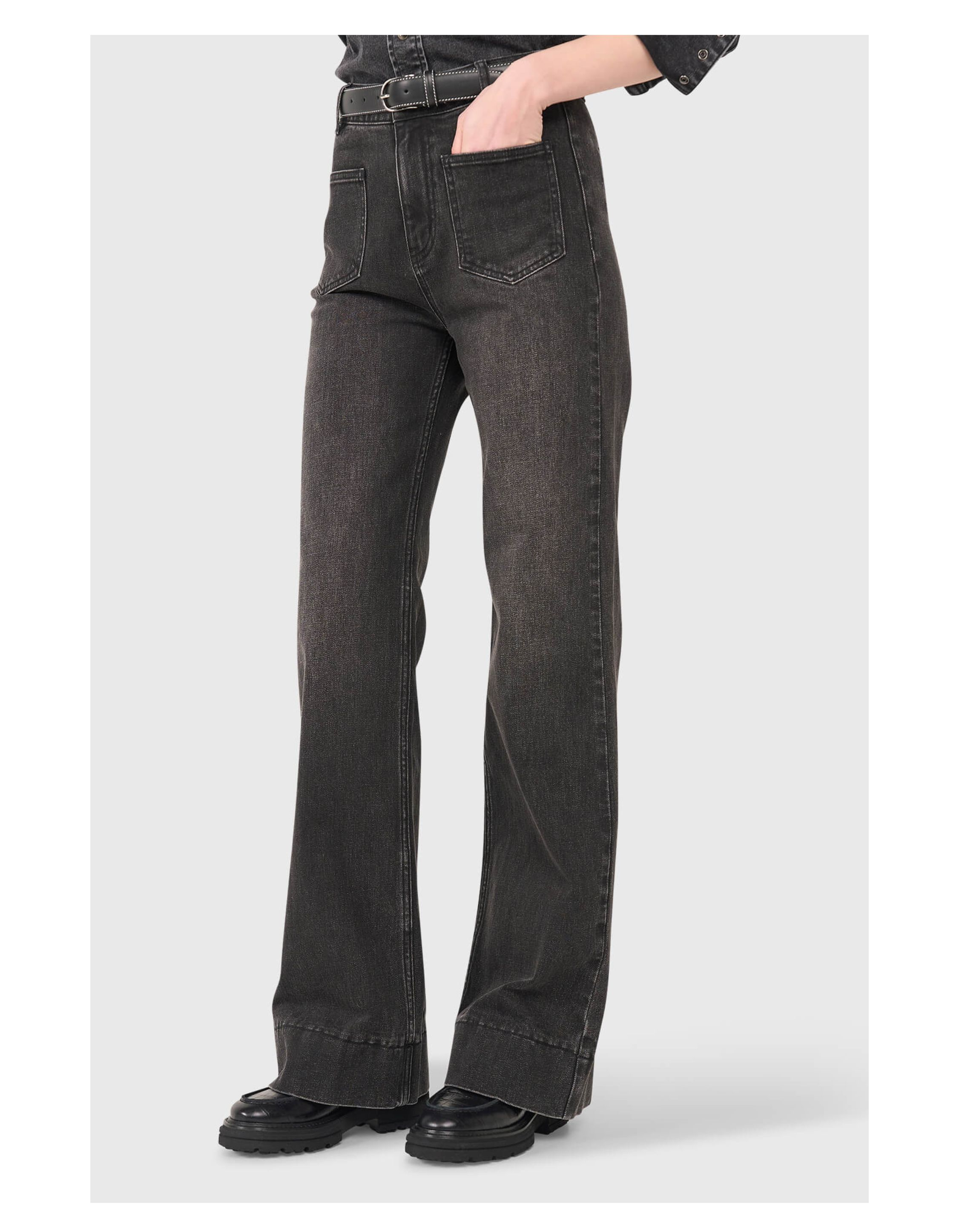 Janice  Jeans Zwart Jagger