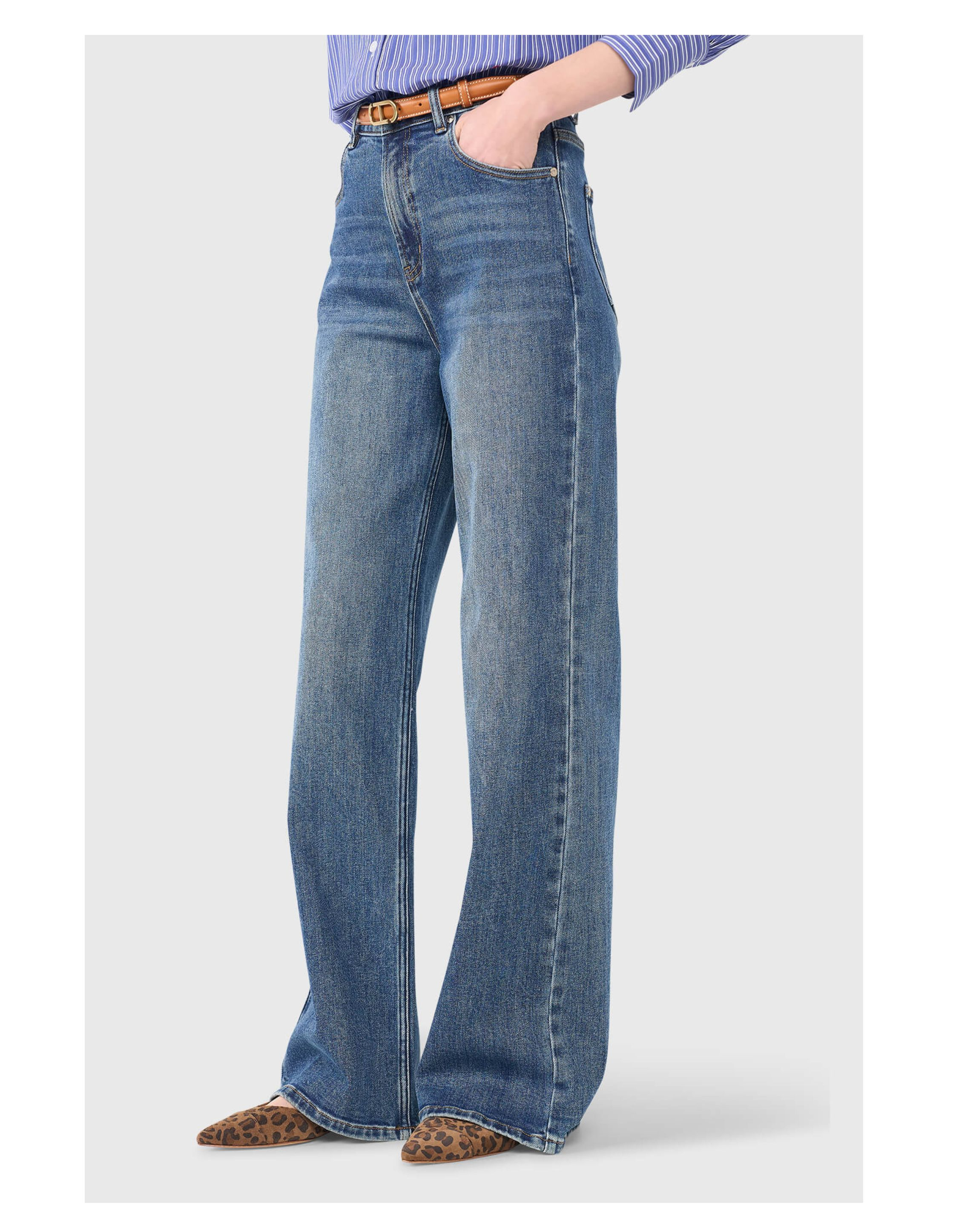 Janice Jason Jeans Middenblauw Jason
