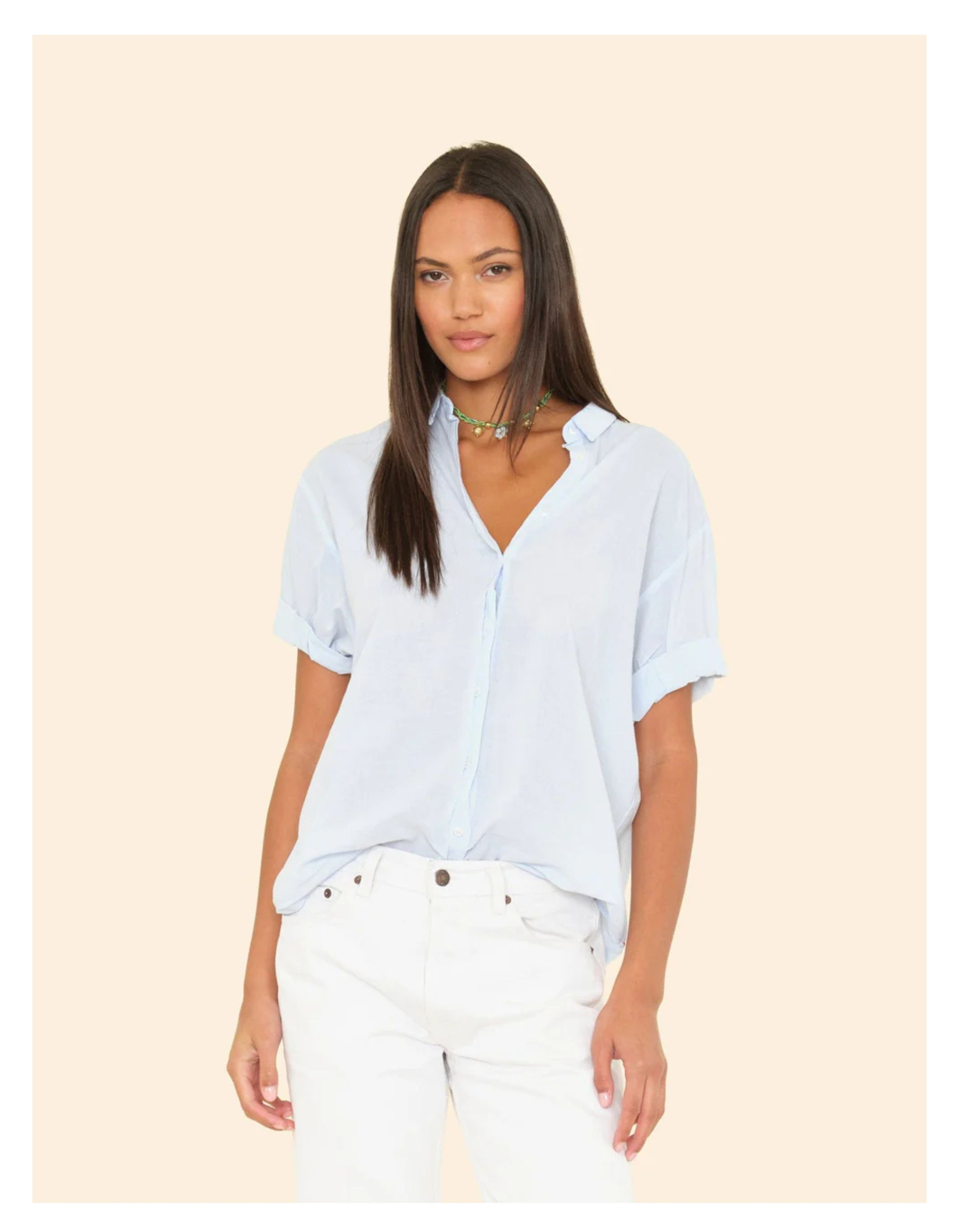 Xirena Channing Blouses Lichtblauw X5ctp114