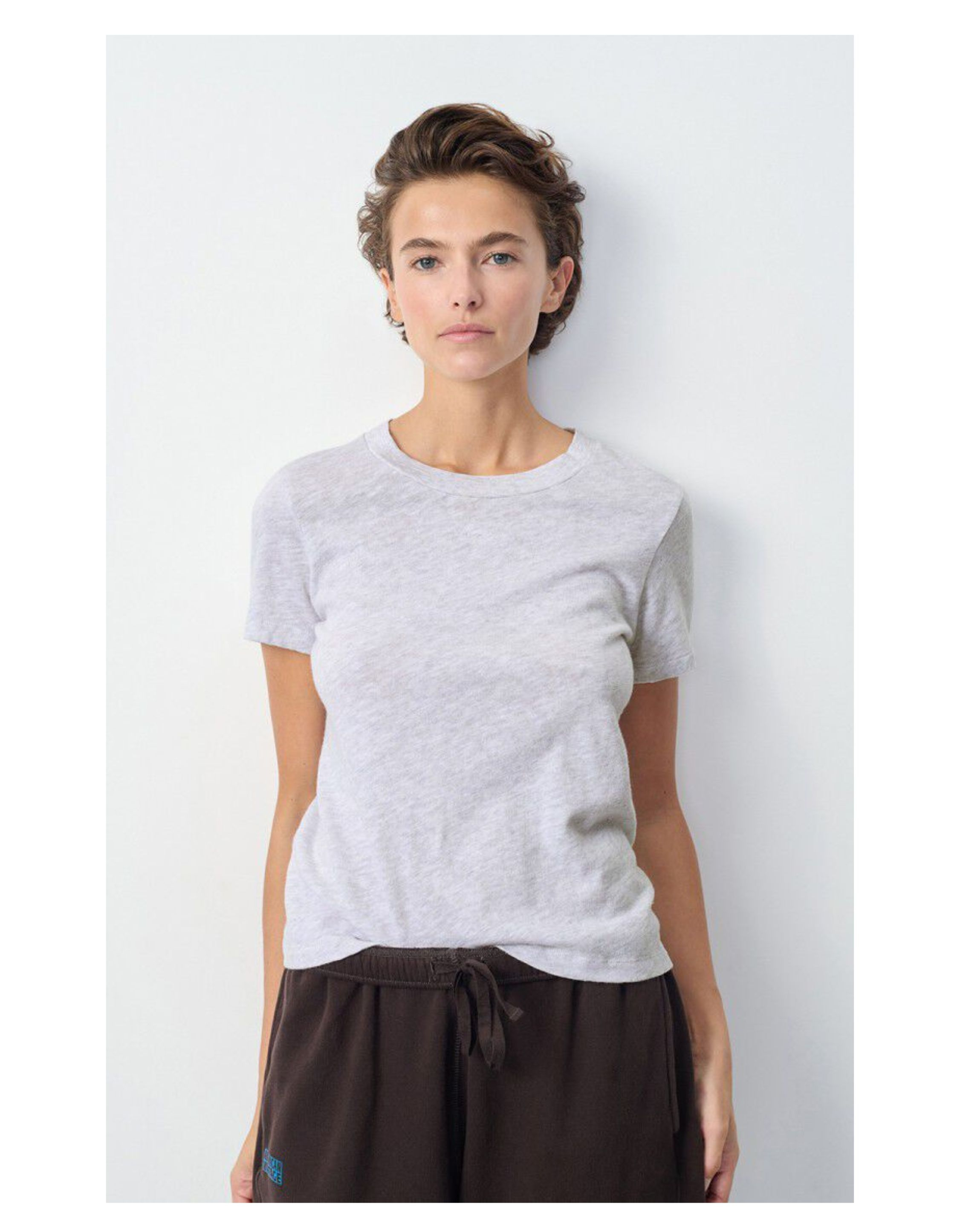 American Vintage Sonoma Longsleeves Lichtgrijs Son28ge26