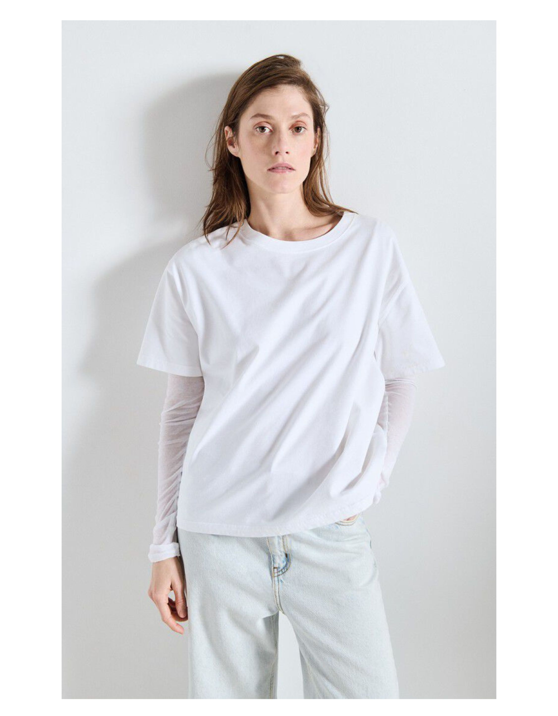 American Vintage Fizvalley T-shirts Wit Fiz02ae26