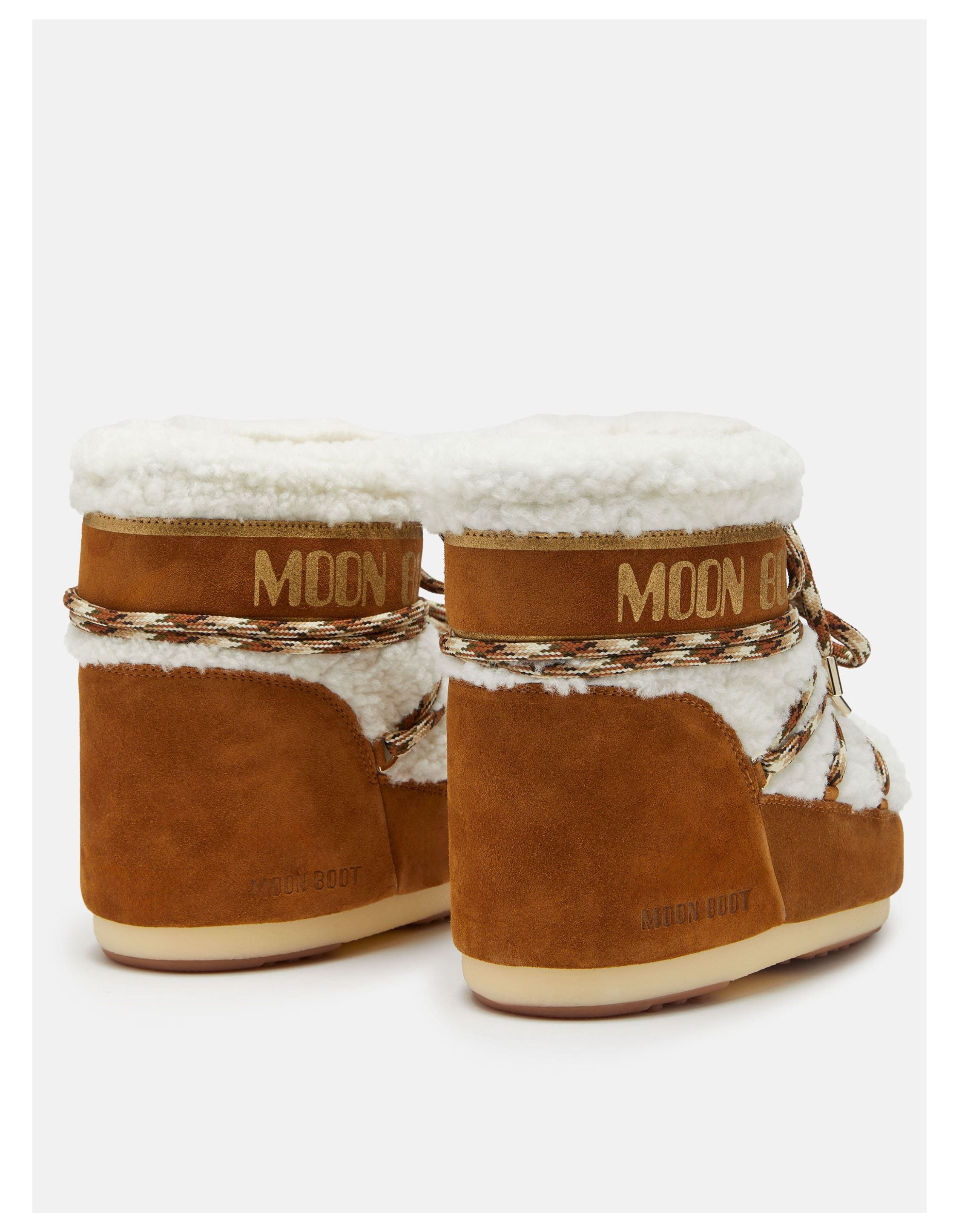 Moon Boot Mb Icon Low Shearling Boots Cognac 80d1409580
