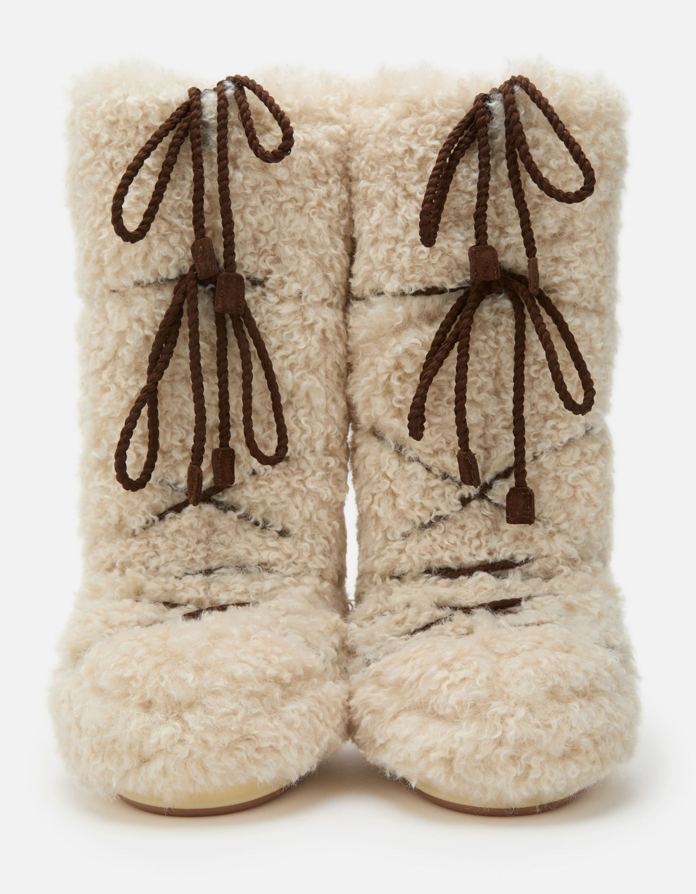 Moon Boot Mb Icon Curly Extra Boots Ecru 80d1403070