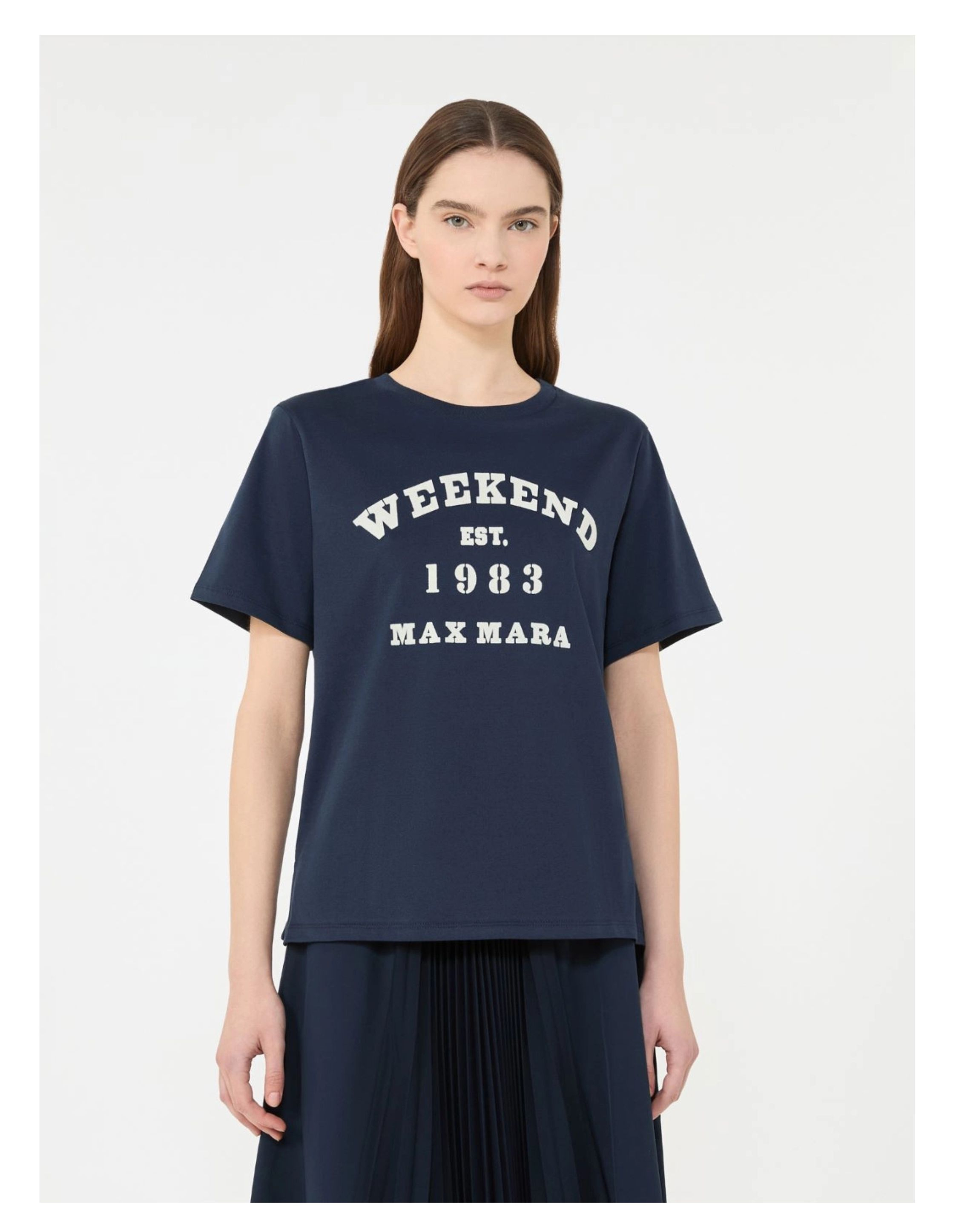 Max Mara Weekend Wkdtenue T-shirts Donkerblauw 2615971051600