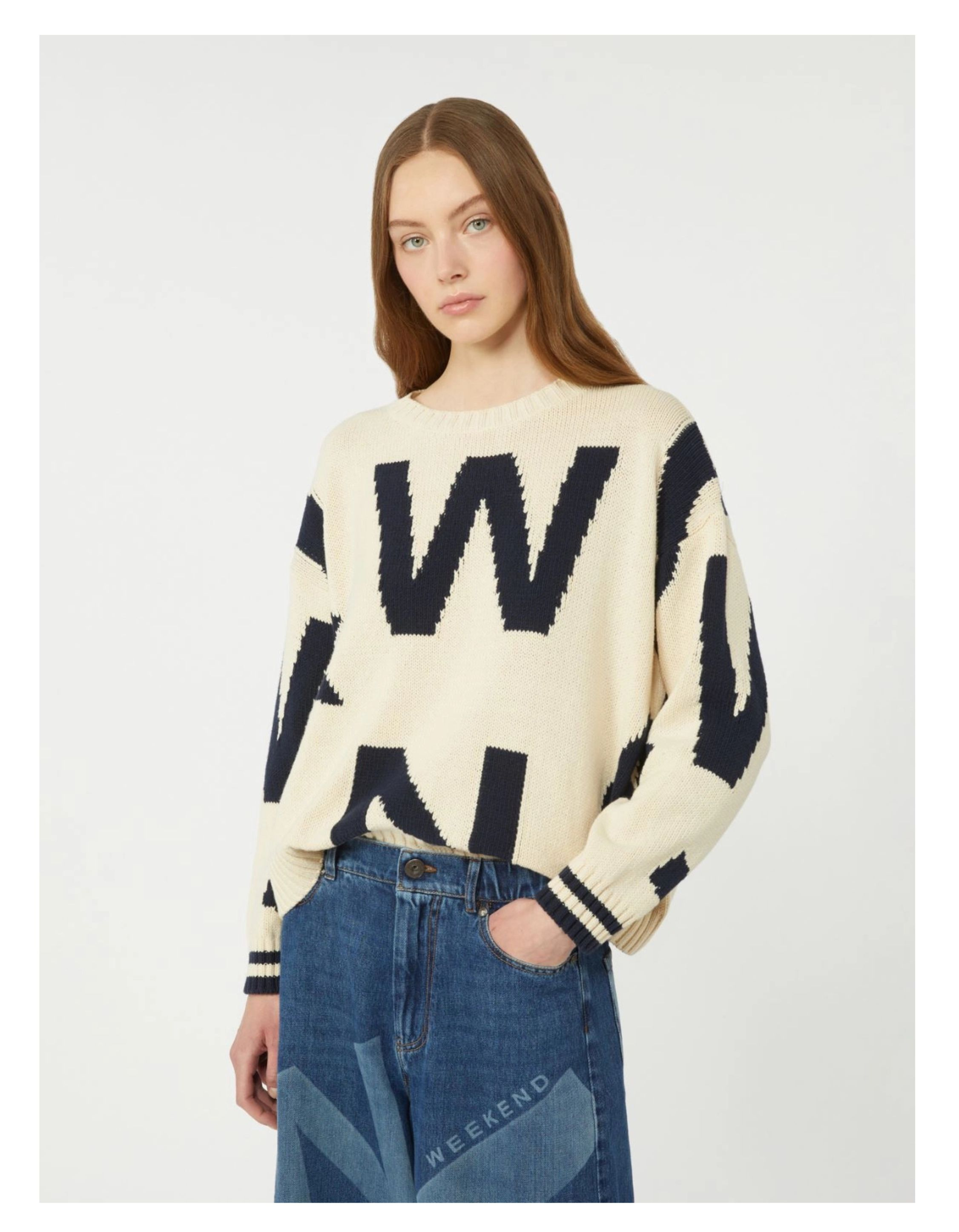 Max Mara Weekend Wkdcelebre Truien Creme 2615361171600