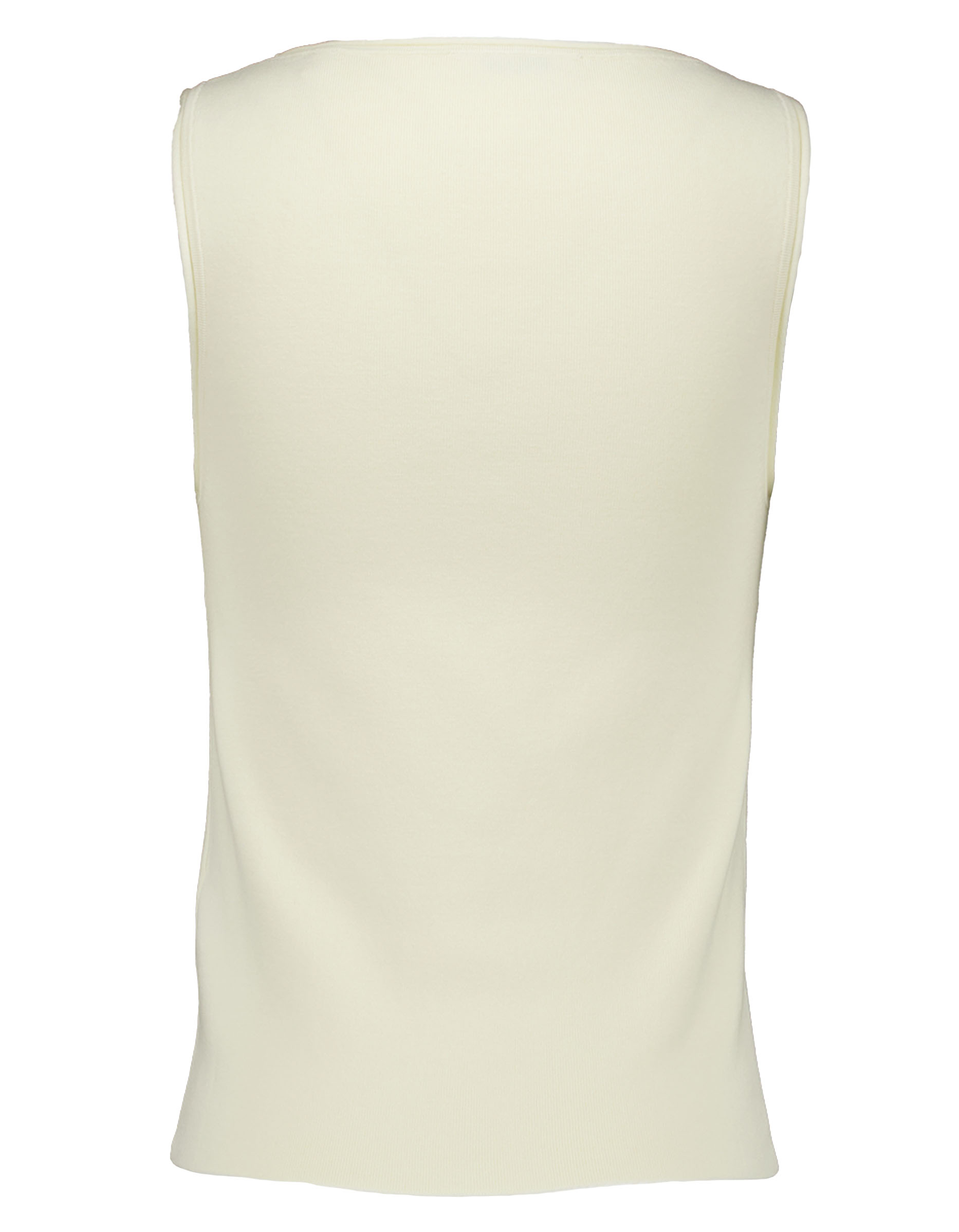 Olaf Retro Logo Sleeveless Knit Singlets Off White W240704