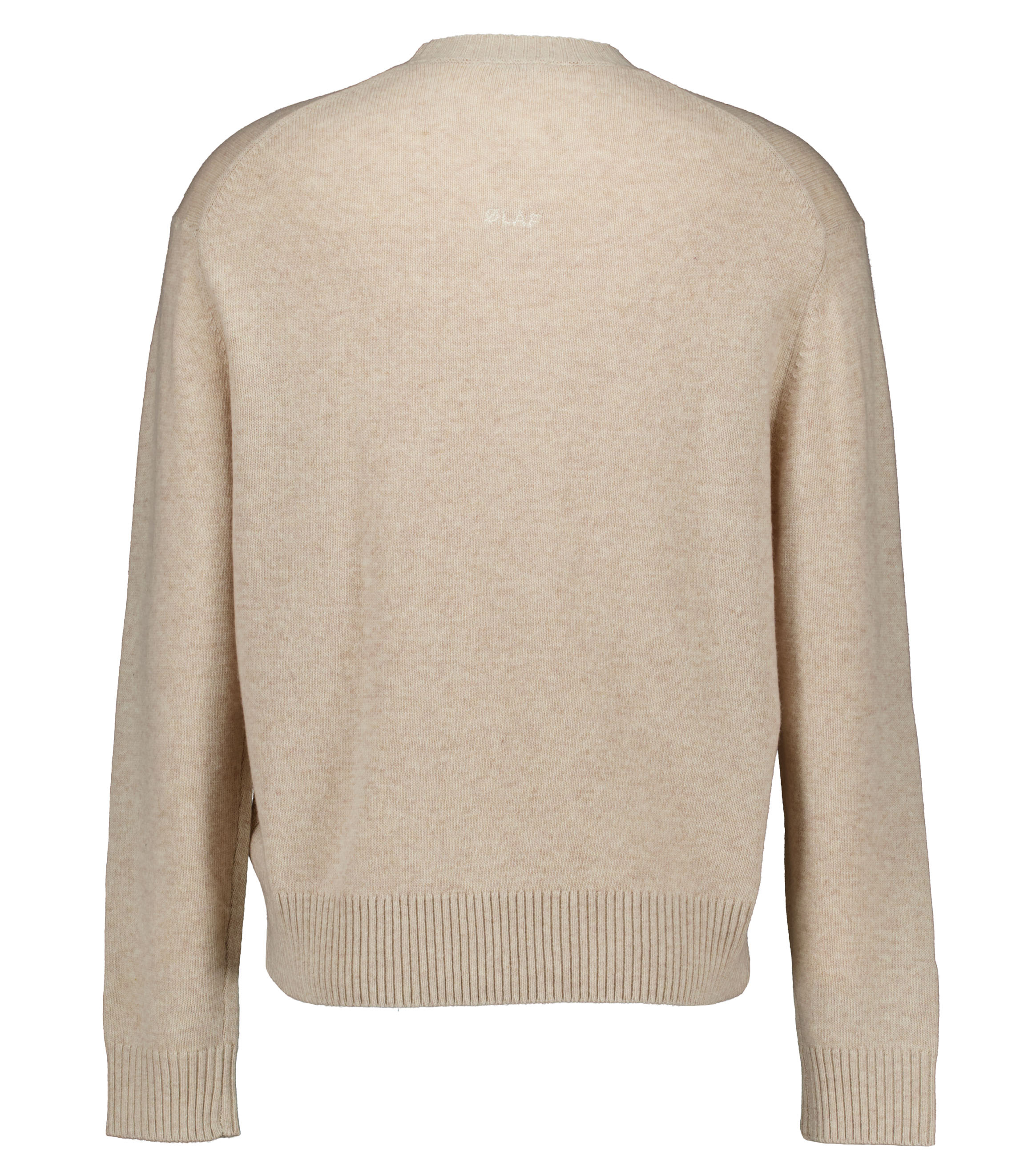 Olaf Essential Knitted Crewneck Sweaters Beige M240701