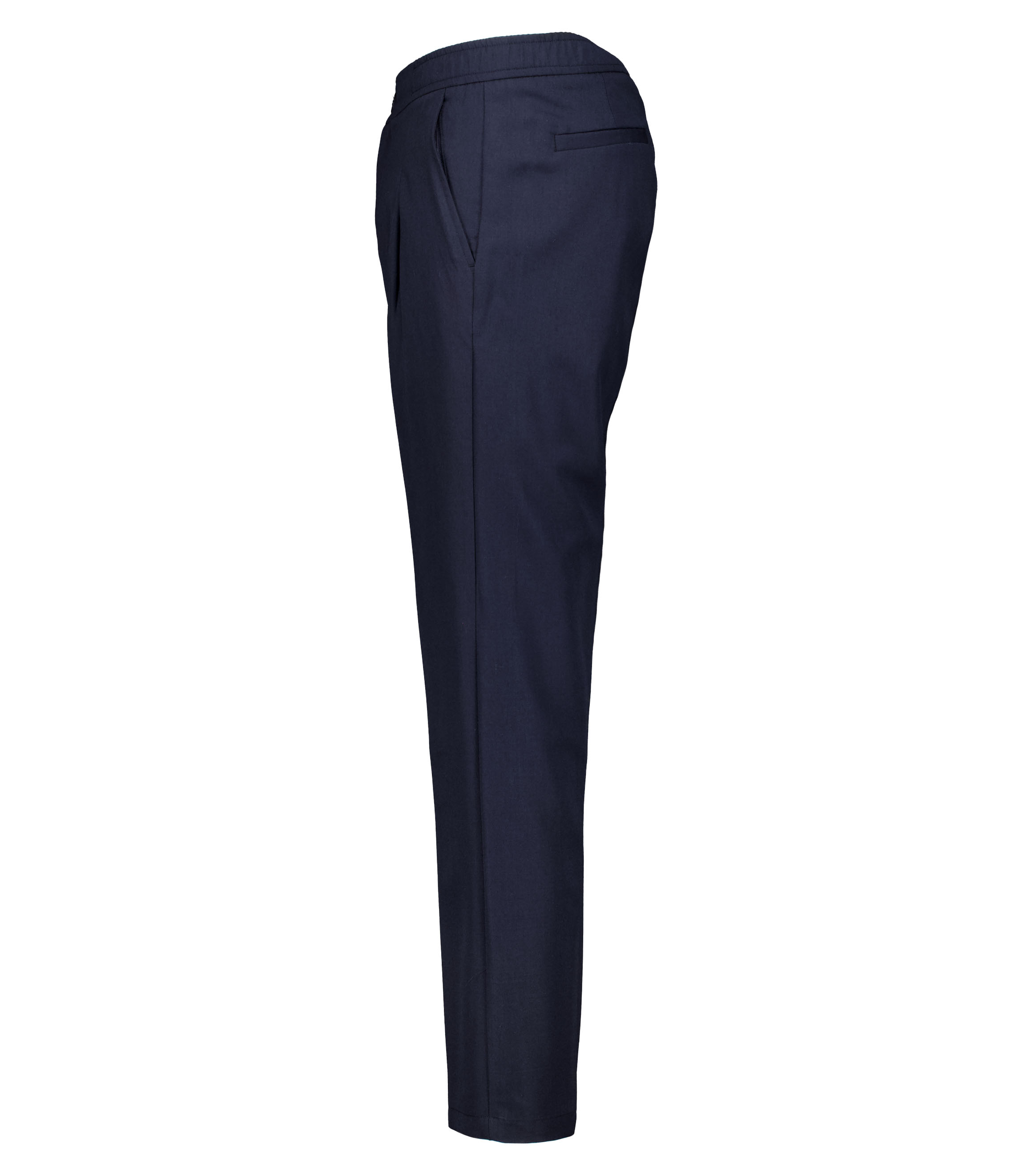 Duquezzi Wool Blend Trousers Pantalons Donkerblauw Dqa30026007