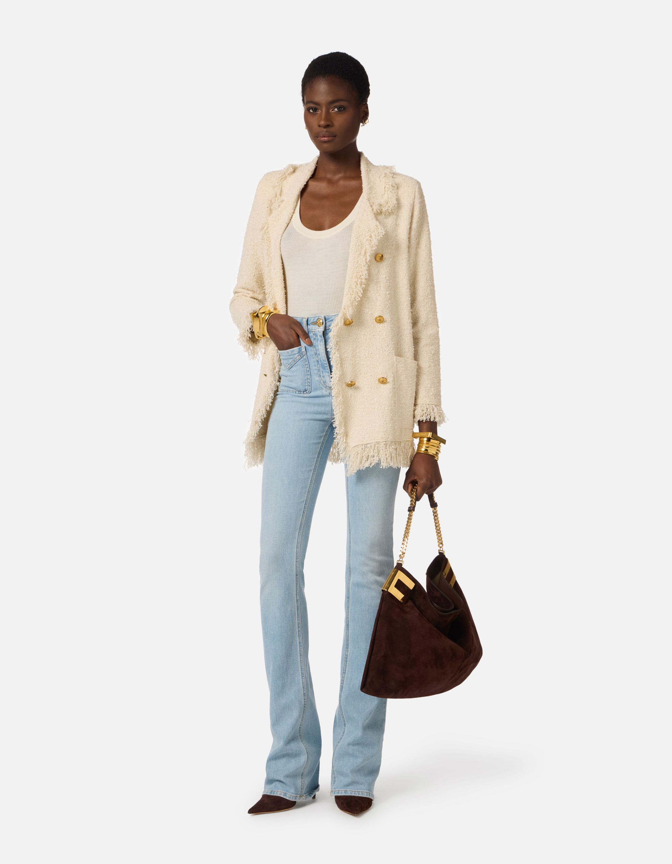 Elisabetta Franchi Women's Jeans Trousers Jeans Lichtblauw Pj24n61e2