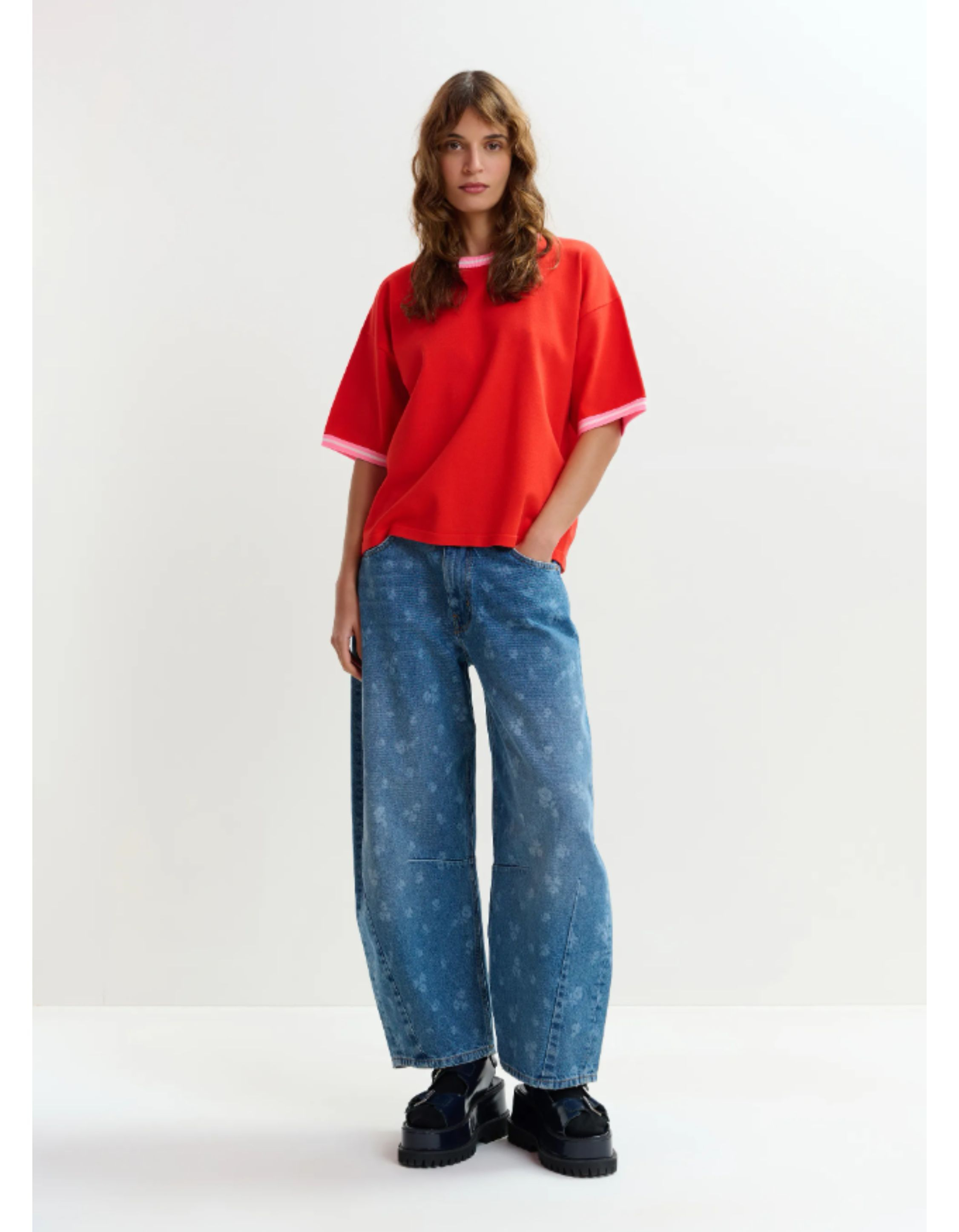 Essentiel Antwerp Contract Pullover  Oranje Jefinitely