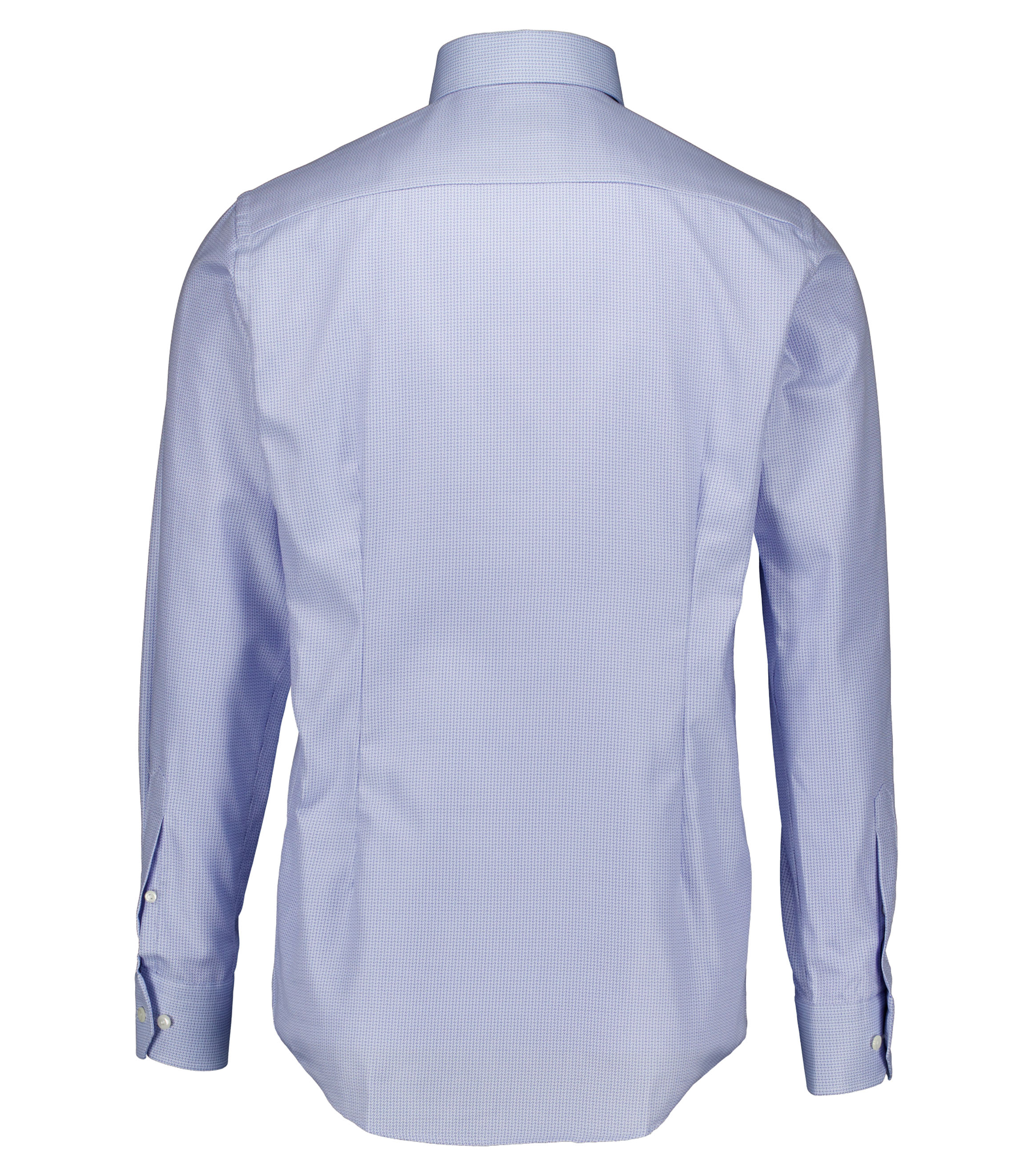 Eton Semi Solid Signature Twill Shirt Lange Mouw Overhemden Lichtblauw 100015103