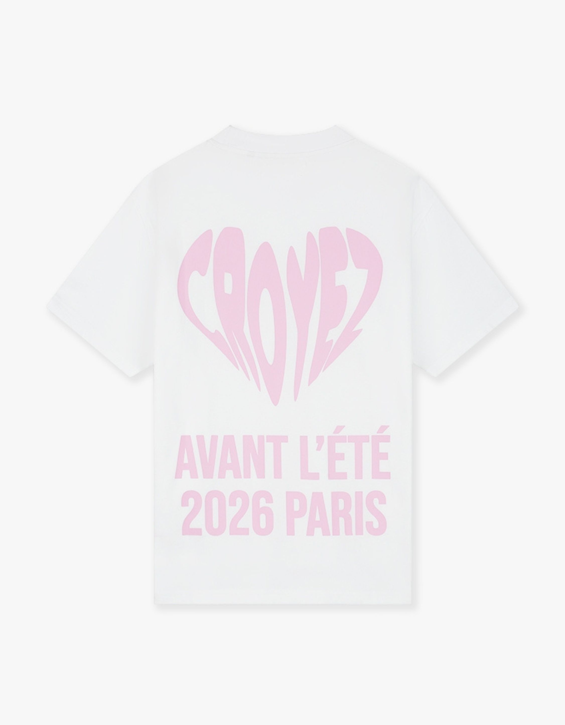 Croyez Classique T-shirt T-shirts Wit Crb20026011