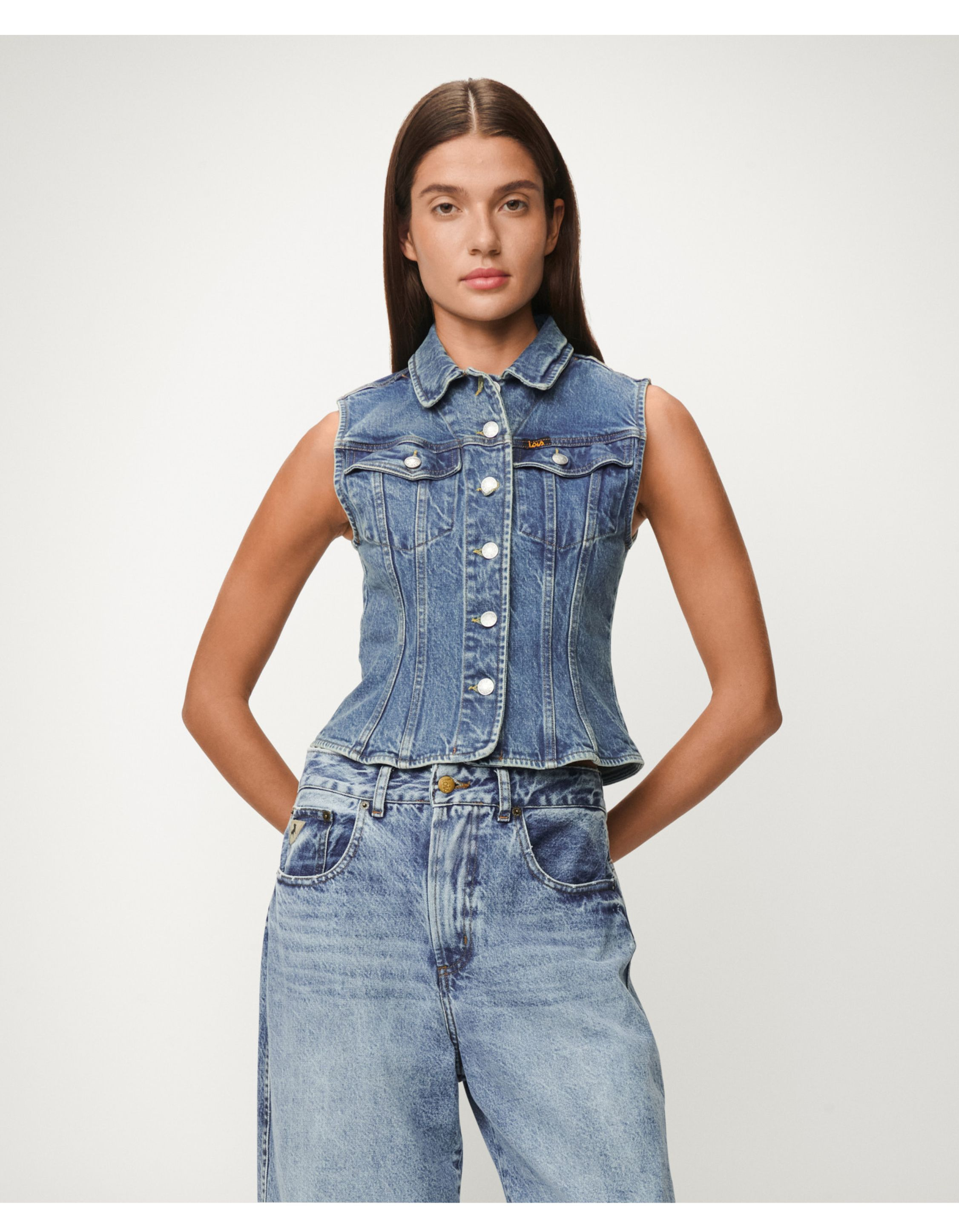 Lois Celine Vest Gilets Blauw 3558-7926