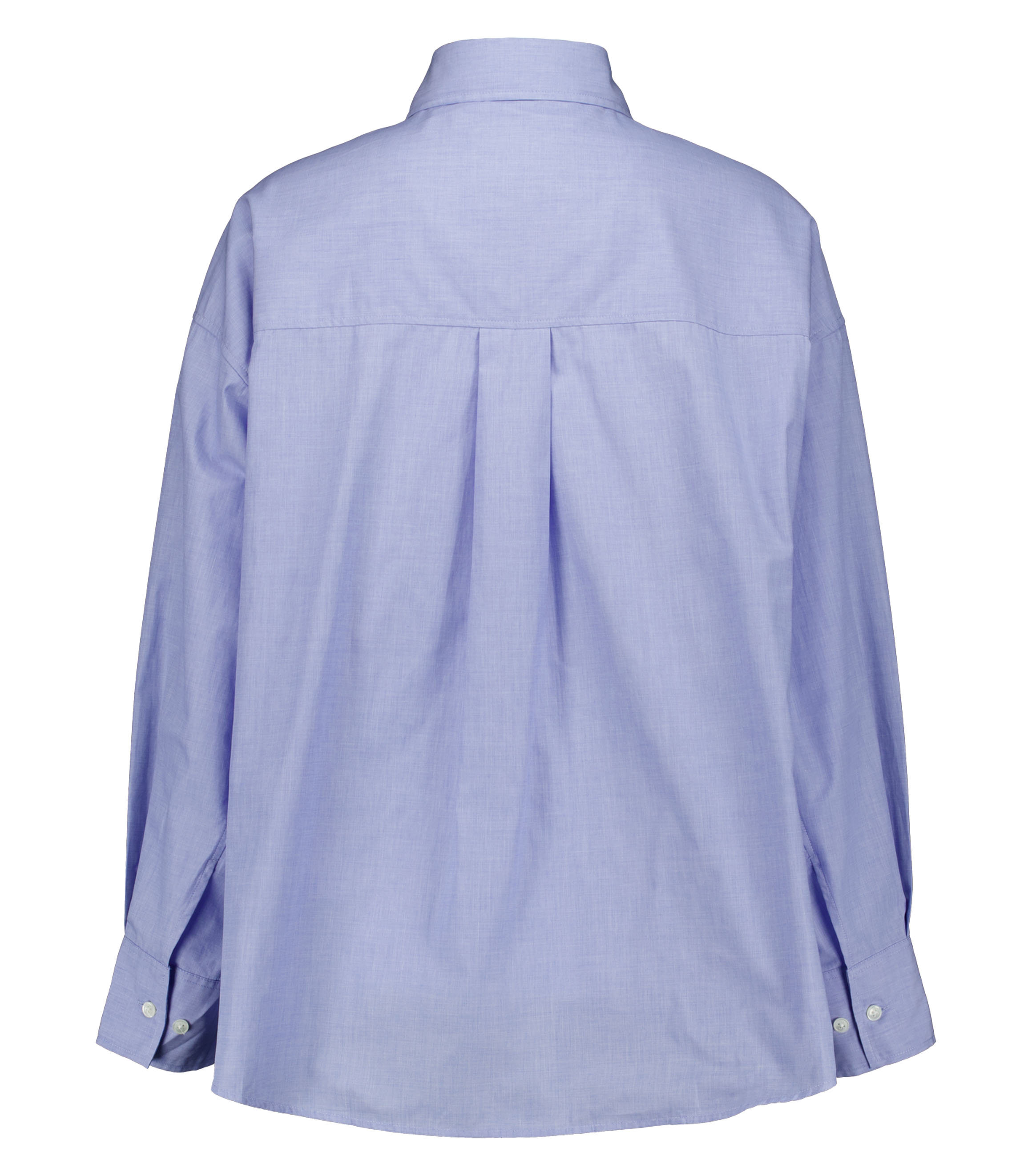 Closed Cape Shirt Blouses Lichtblauw C94619-24p-22