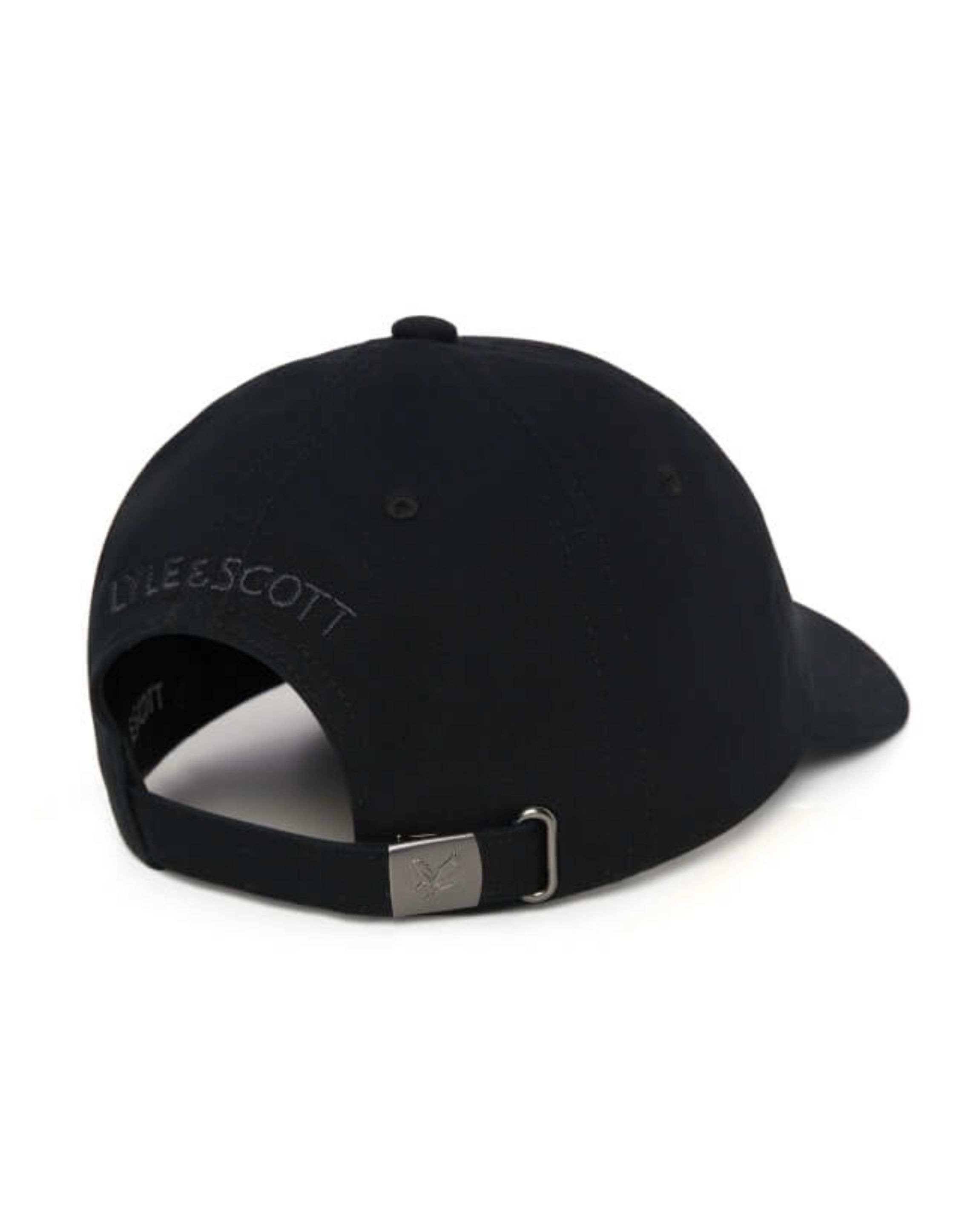 Lyle&scott Tonal Eagle Baseball Cap Petten Zwart He2322a