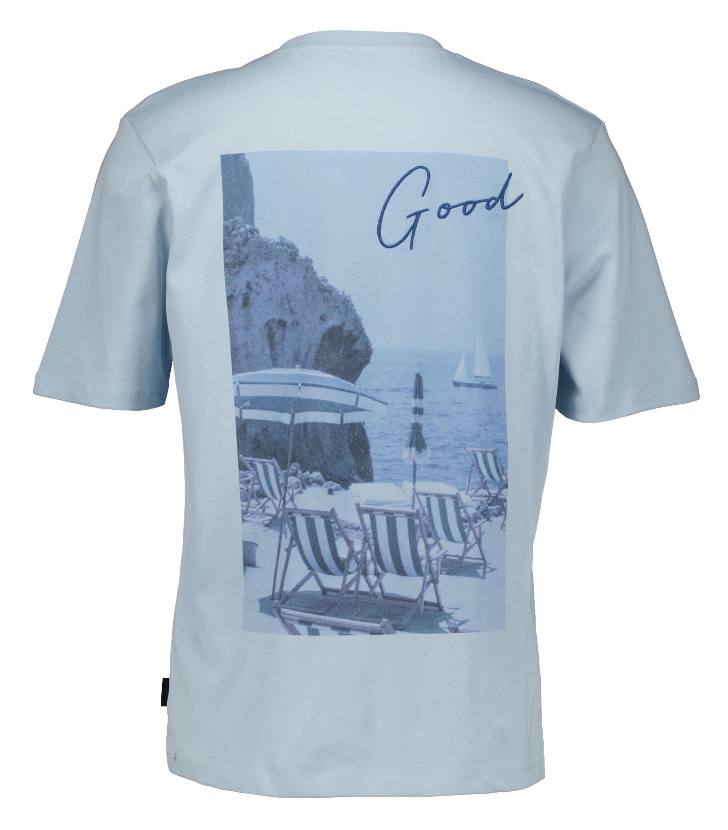 The Goodpeople Tphoto T-shirts Lichtblauw 26010910