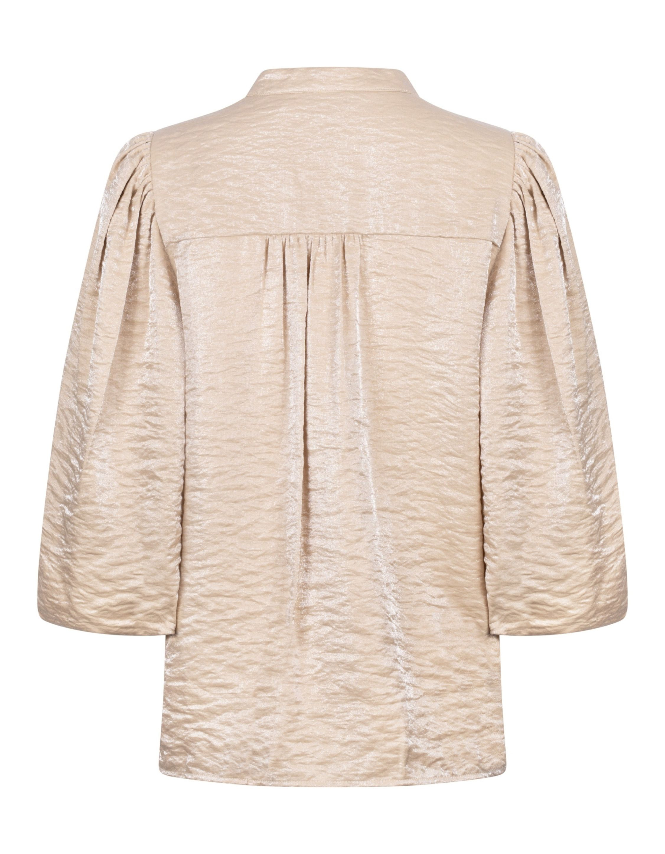 Nukus Rosie Blouse Shiny  Zand Nks02140