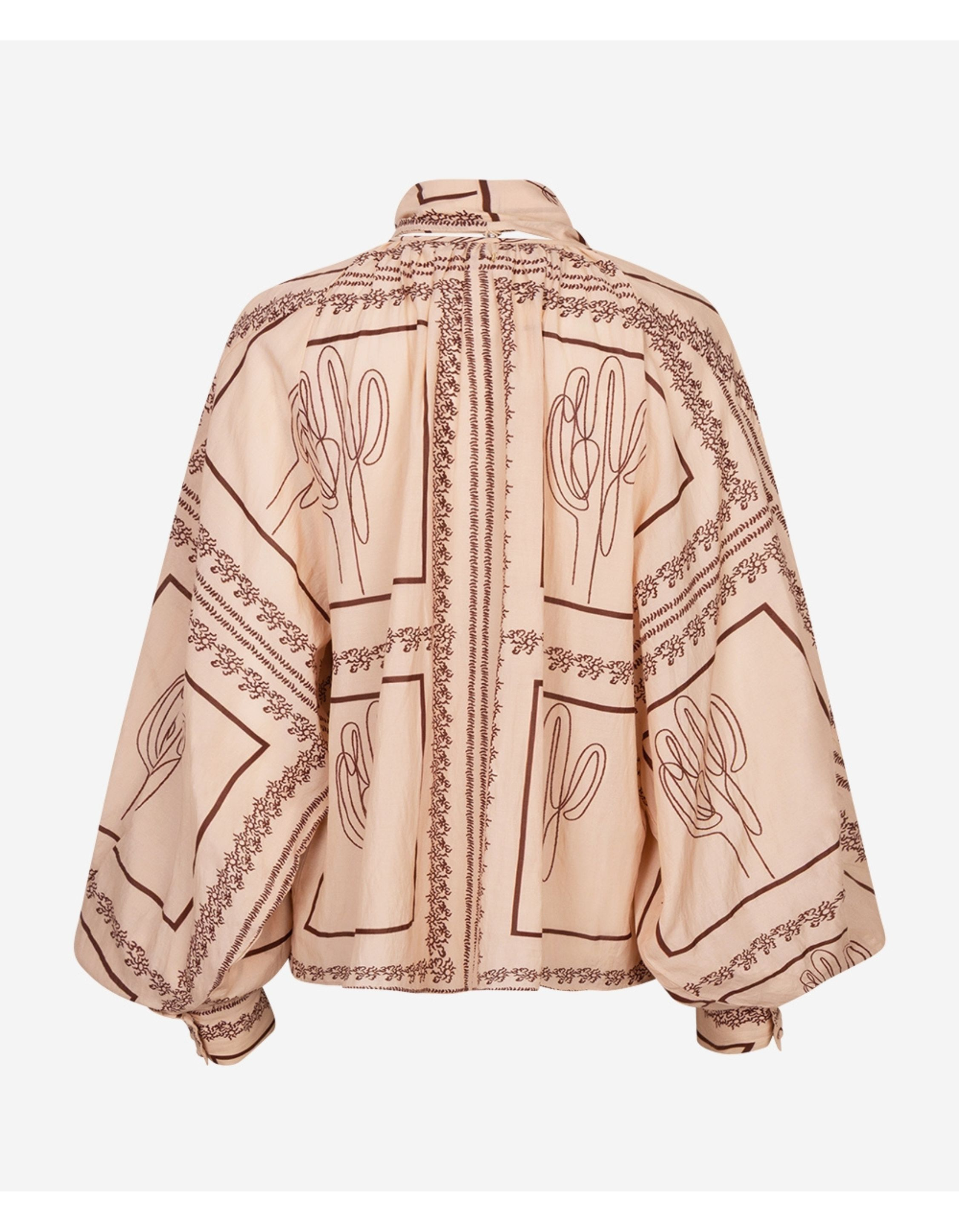 Ibana Tiara Desert Blouses Beige 302620166