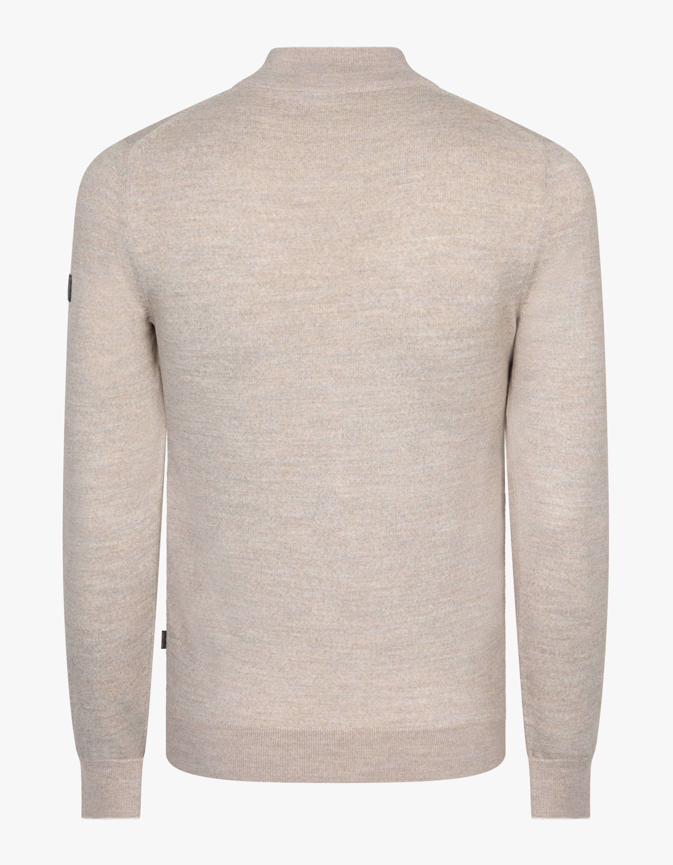 Cavallaro Fontanio Half Zip Pullover Pullovers Taupe 118261014