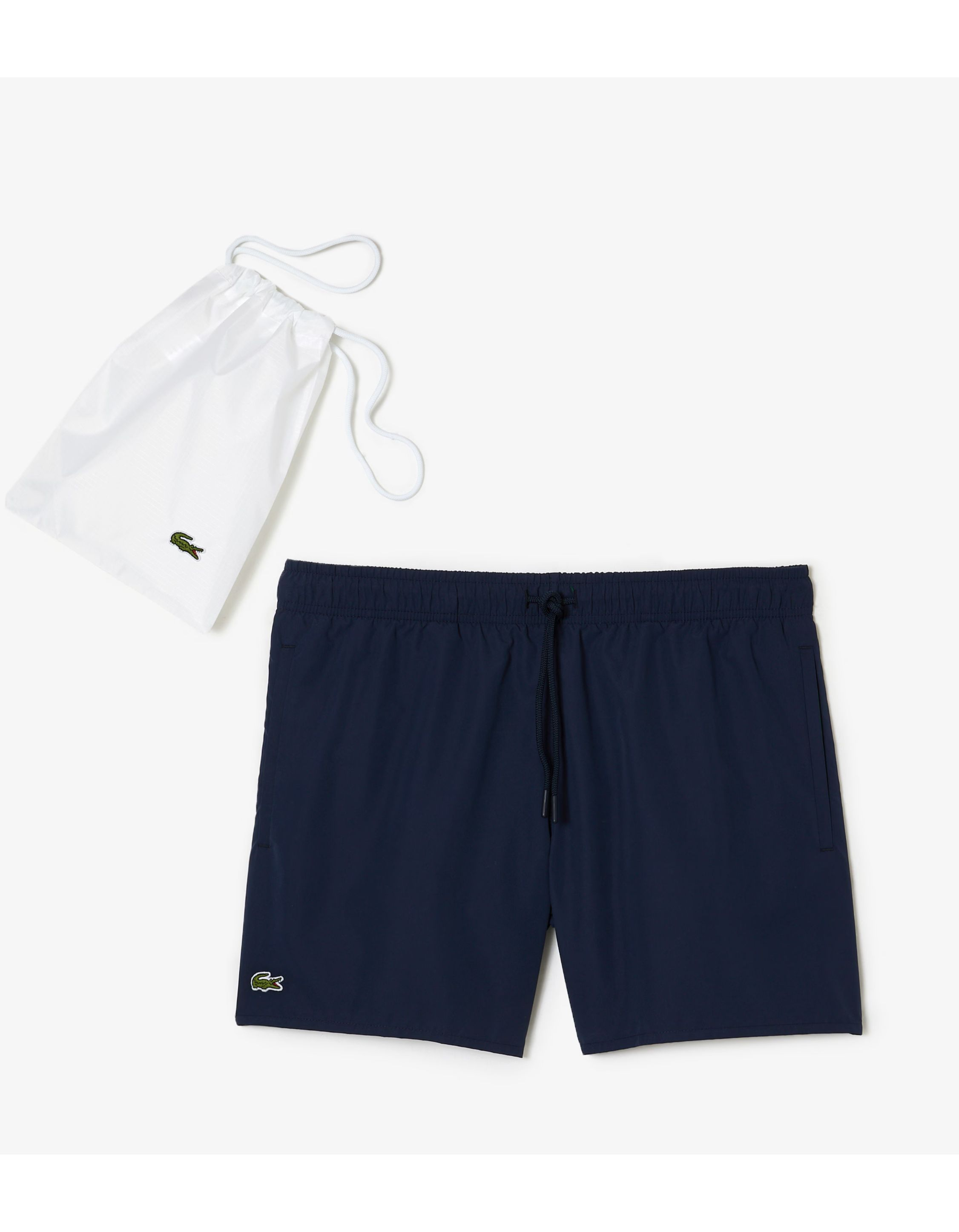 Lacoste 1hm1 Men's Swimming Trunks Zwembroeken Donkerblauw Mh6270-61