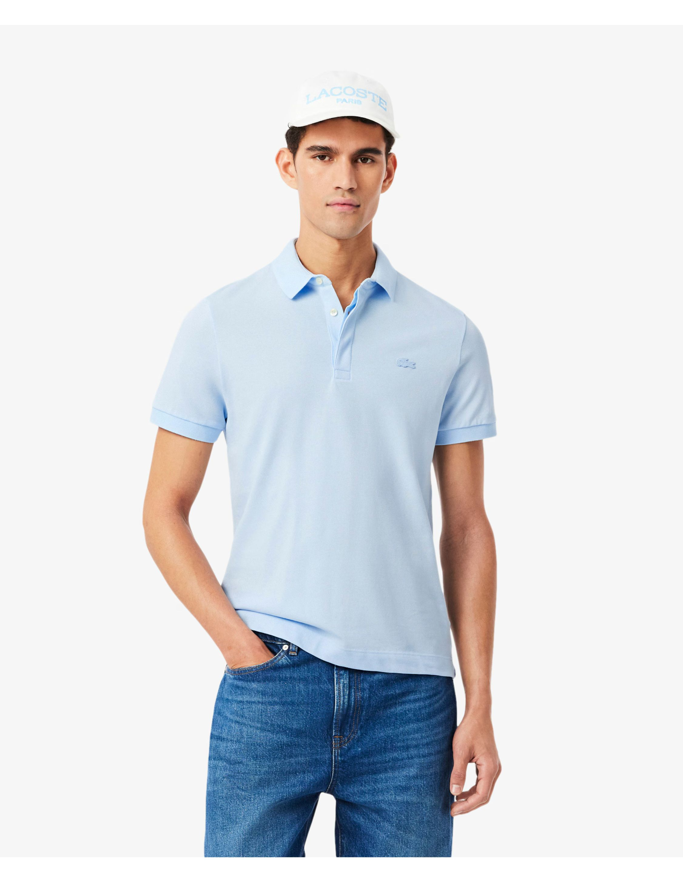 Lacoste 1hp3 Men's S/s Polo Polos Lichtblauw Ph5522-61
