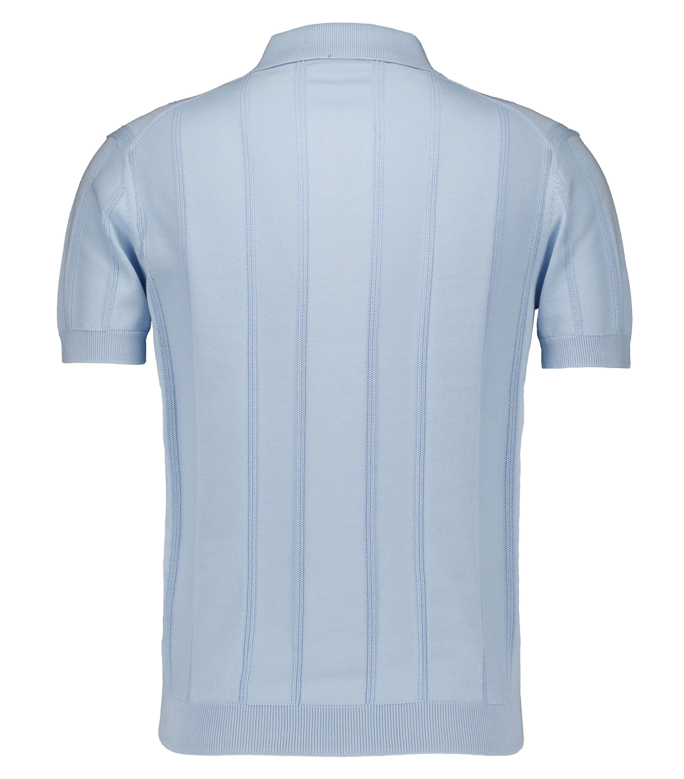 Gentiluomo Polo No Buttons Ss Polos Lichtblauw K4201-282