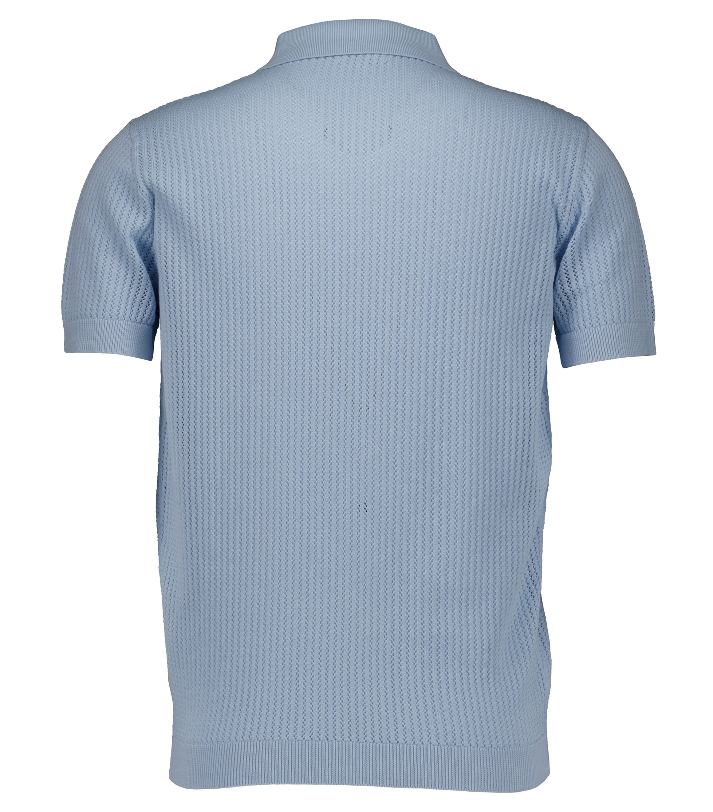 Gentiluomo Polo 3 Buttons Ss Polos Lichtblauw K4219-282