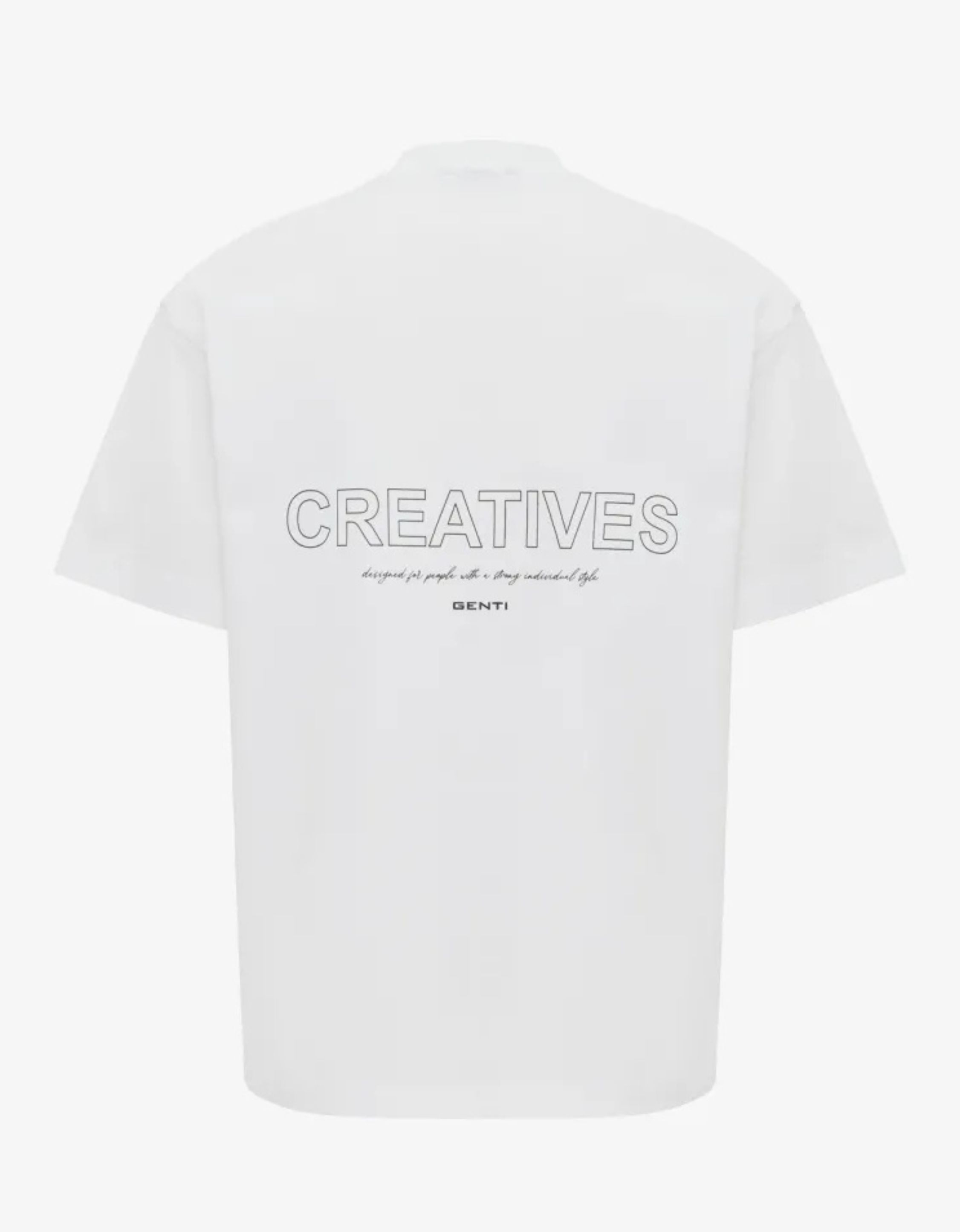 Genti J4104-1242 T-shirts Wit J4104-1242