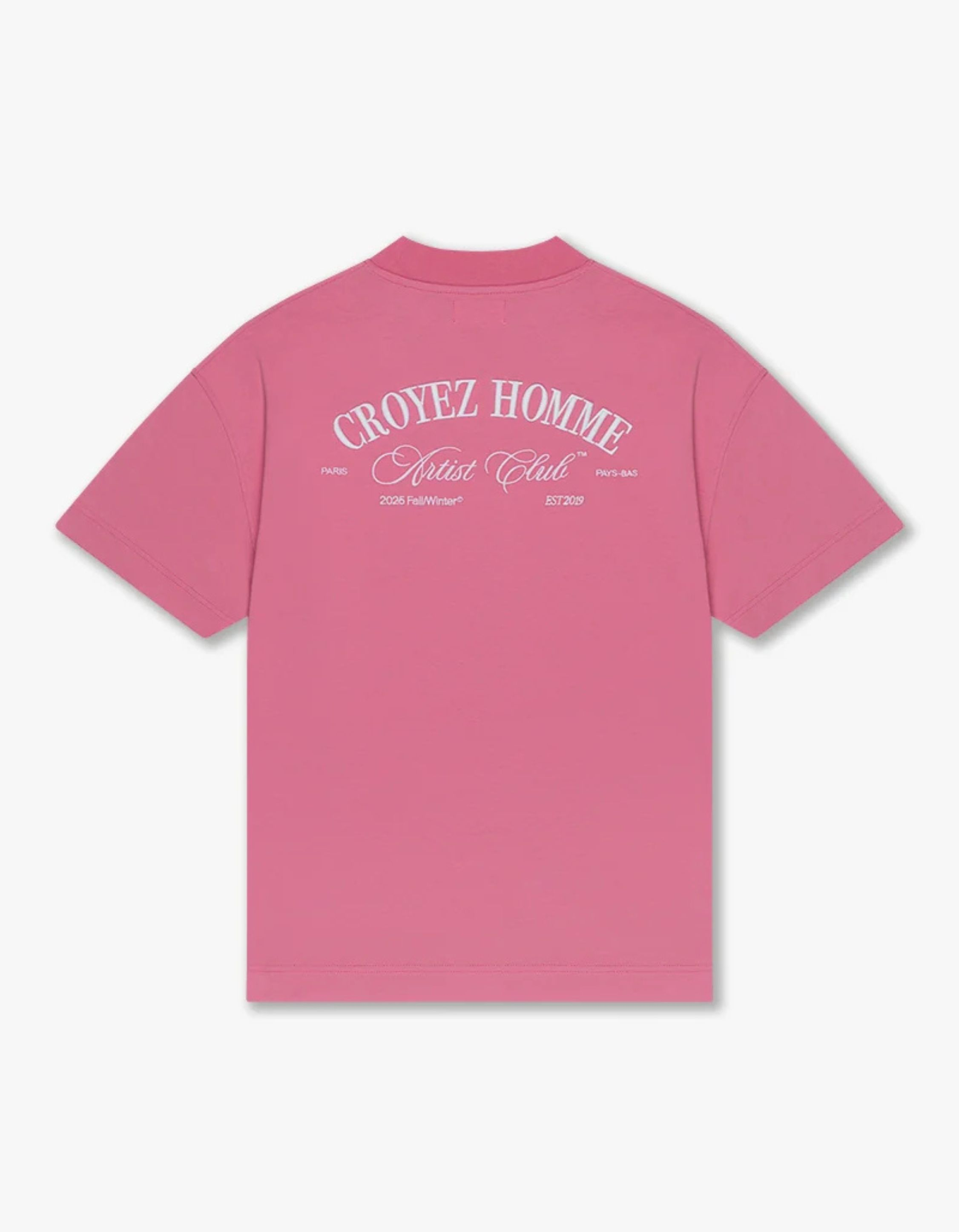 Croyez Cr2-fw25-31 T-shirts Roze Cr2-fw25-31