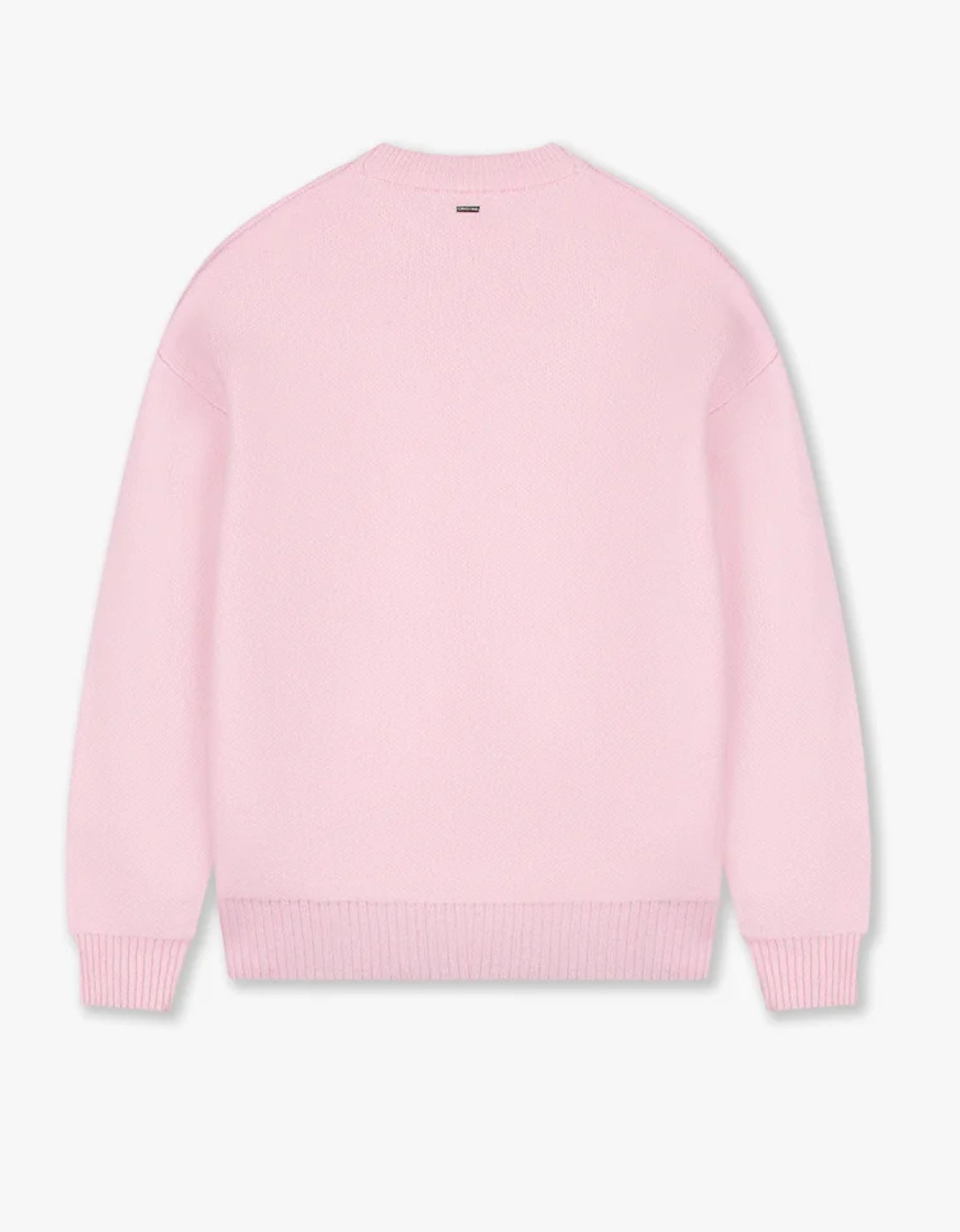 Croyez Etiquette Knit Sweater Sweaters Roze Cra20026001