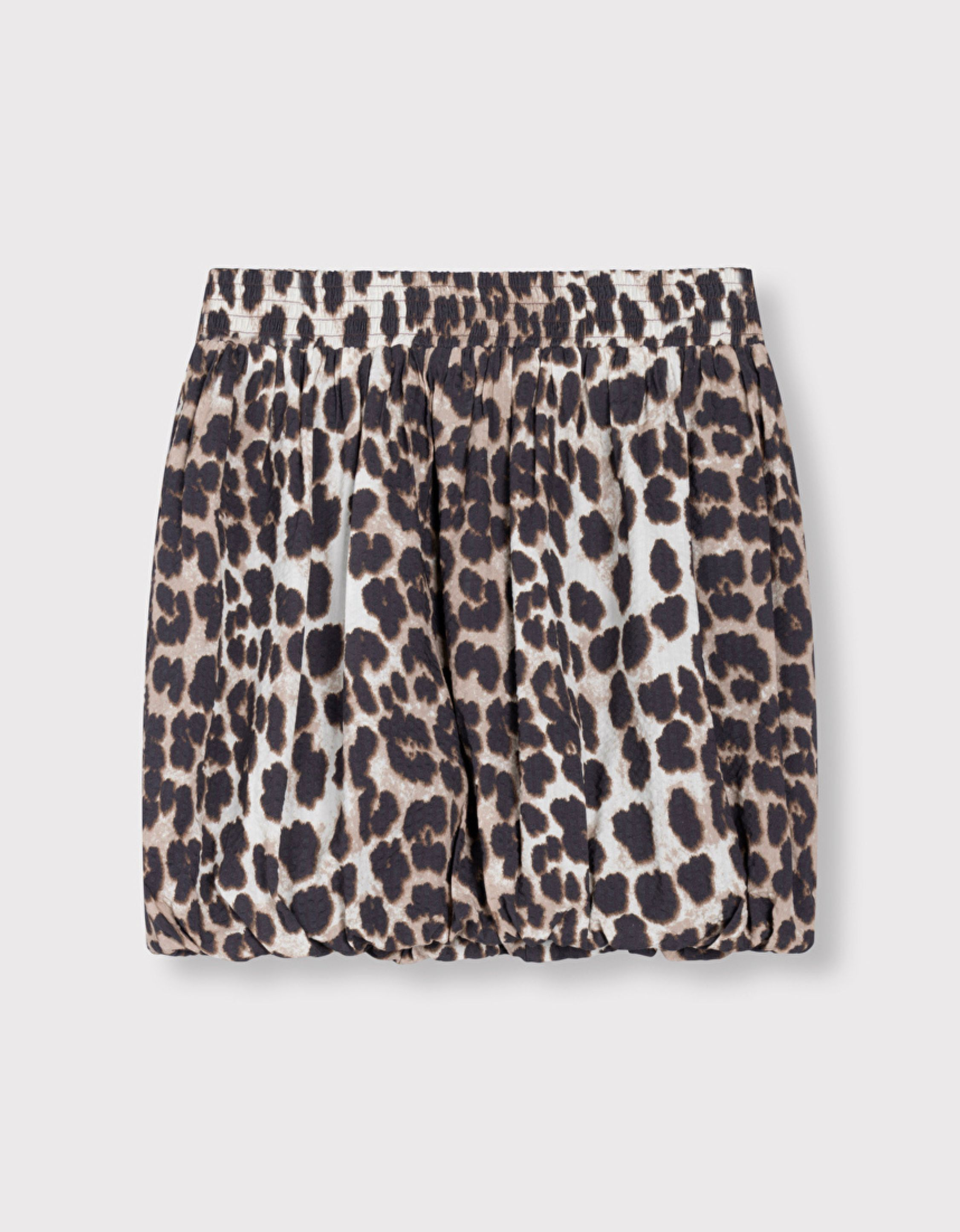 Alix The Label Ladies Woves Animal Ballon Skirt Rokken Bruin 2602203623
