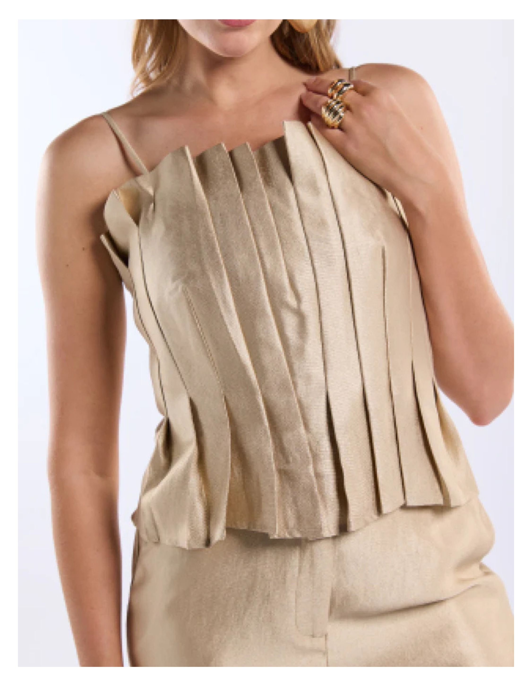 Freebird Top  Goud Talifa