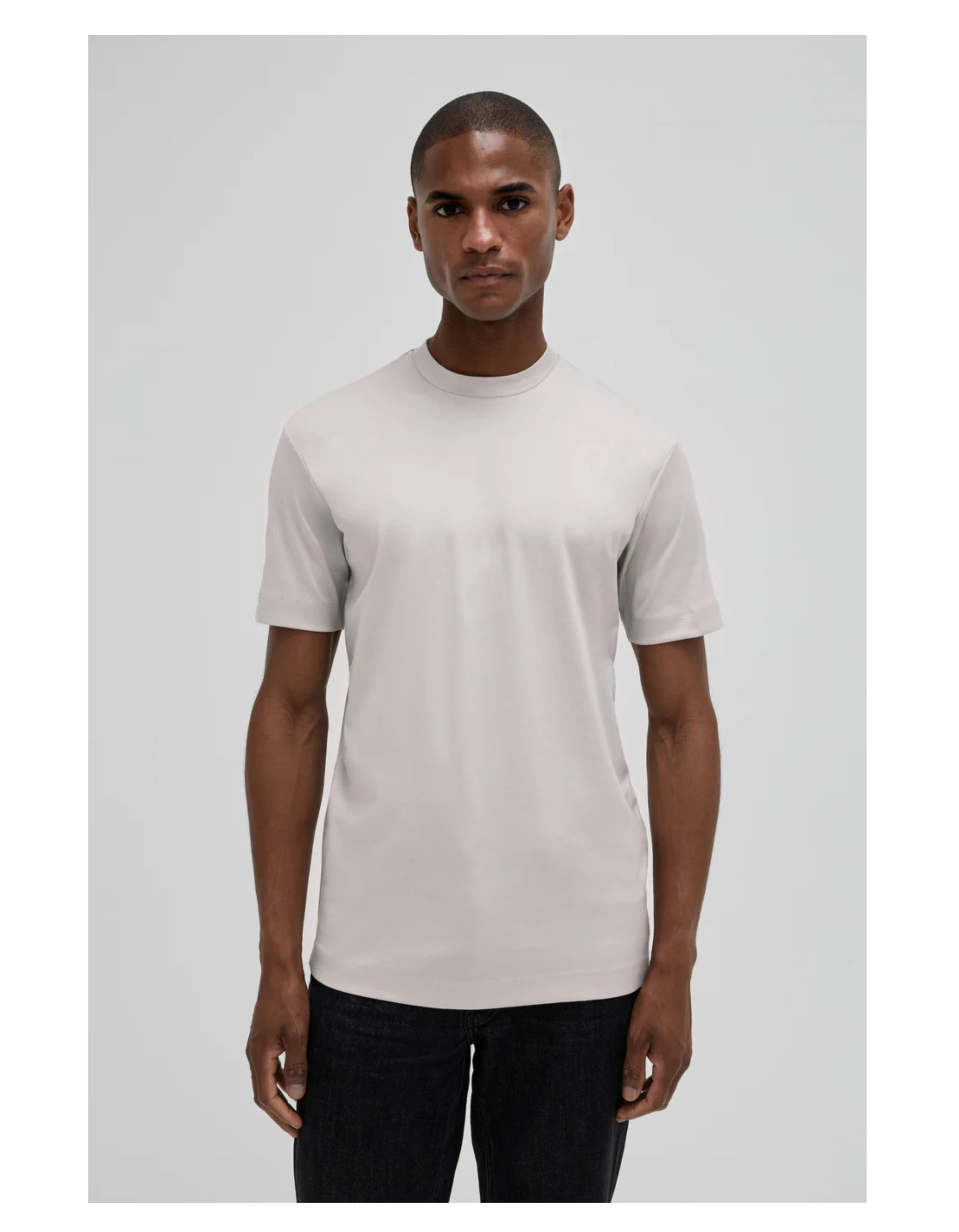 Valenza Interlock Supima T-shirts Creme 1001