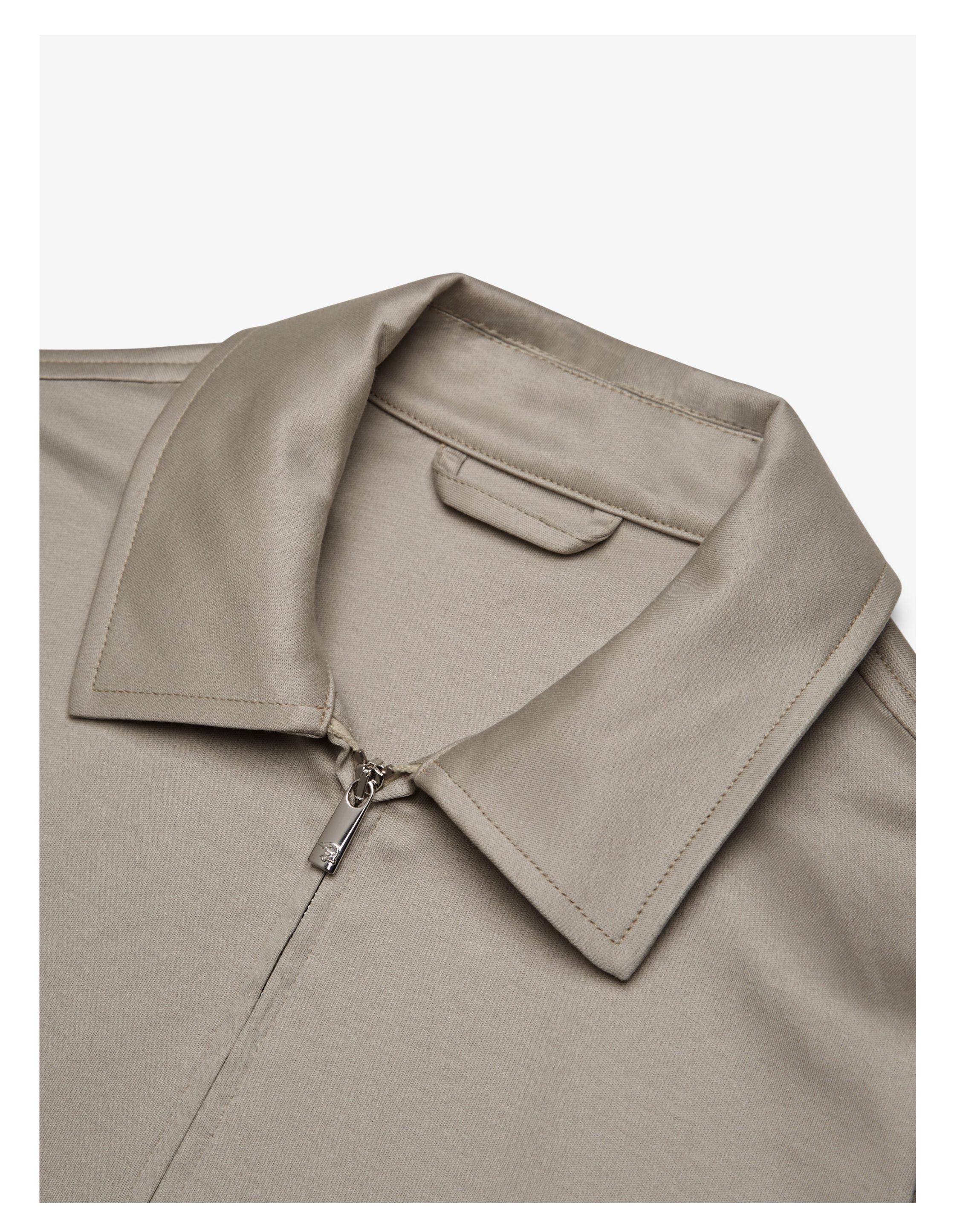 Valenza Supima Overshirt Overshirts Taupe 1132