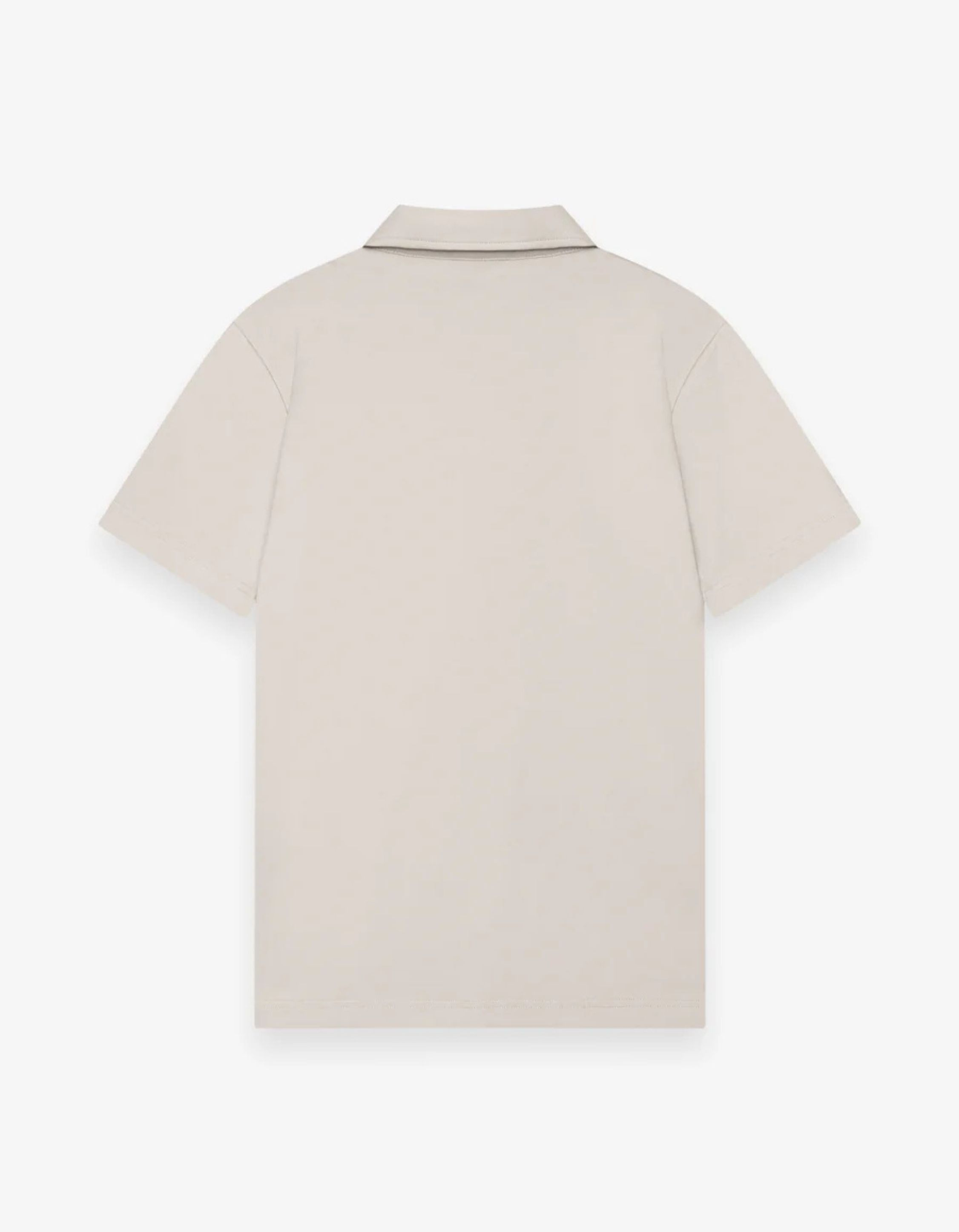 Valenza Supima Polo Zip Polos Creme 1049