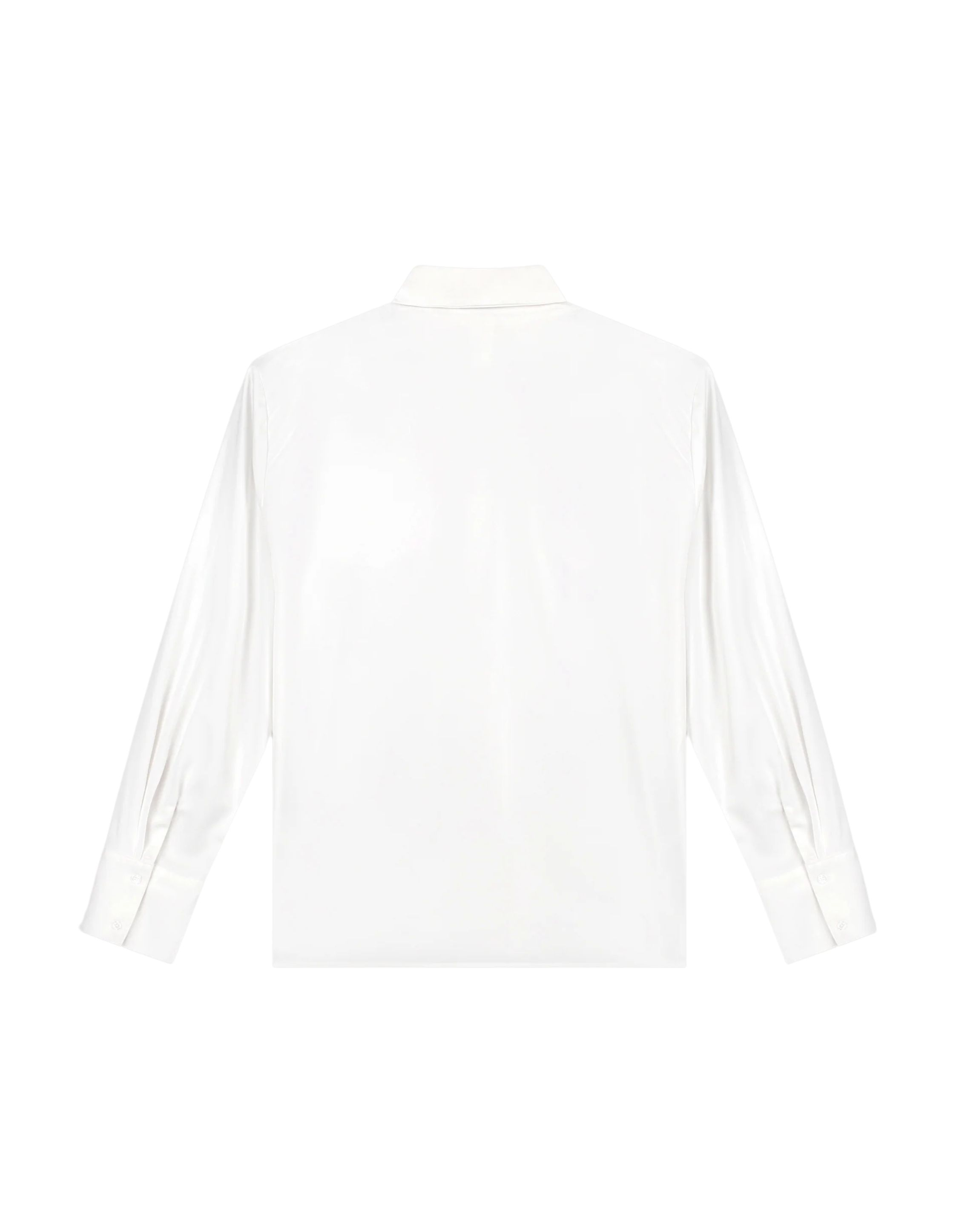 Olaf Drapey Asymmetric Shirt Blouses Wit W240306