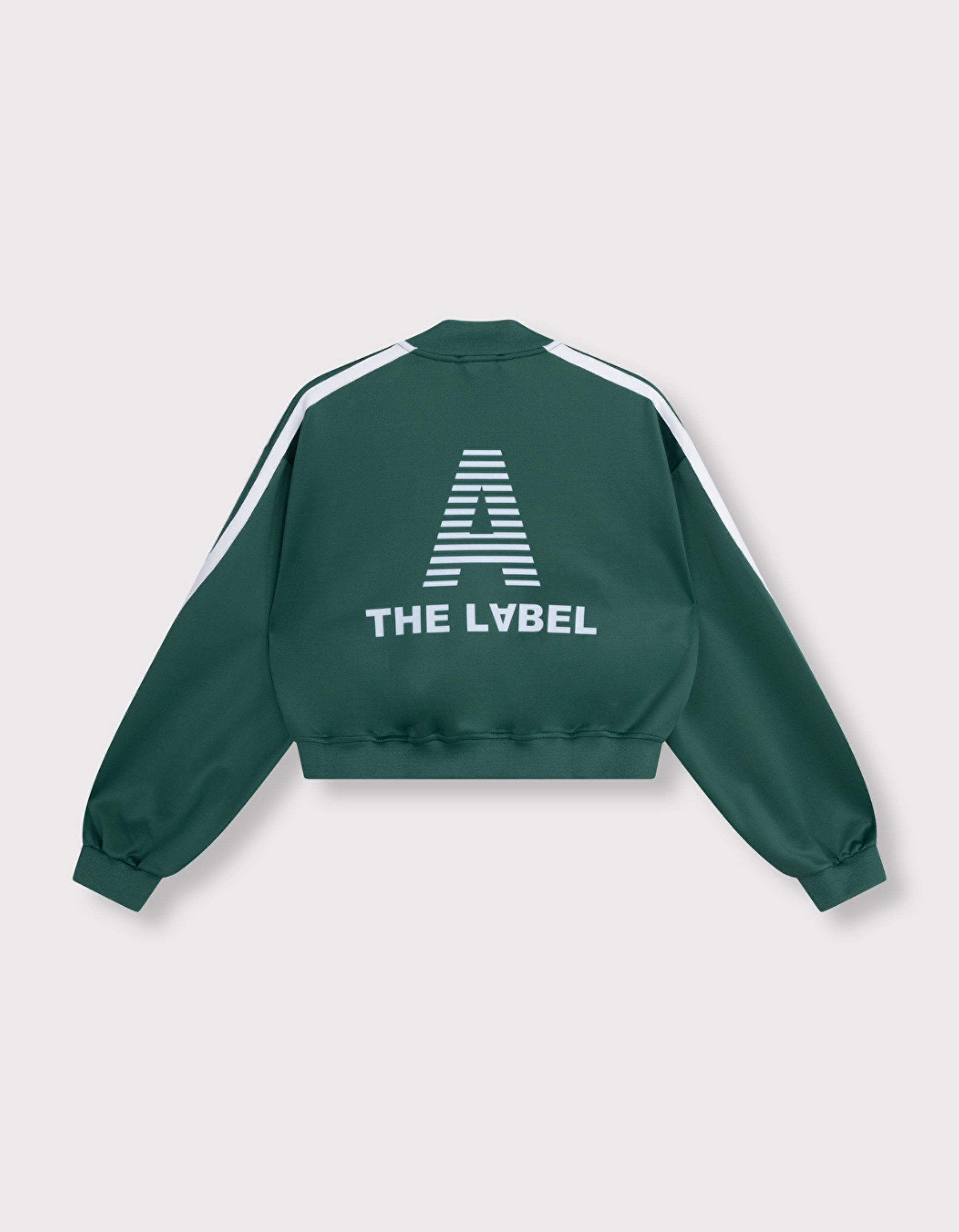 Alix The Label Ladies Knitted Tapes Training Jacket Vesten Groen 2603452590