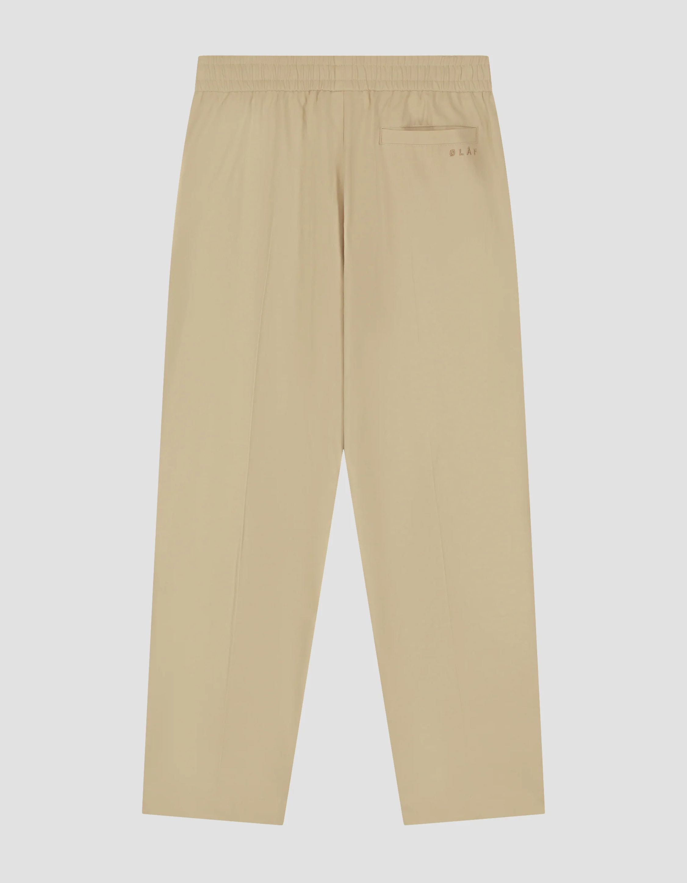 Olaf Slim Elasticated Pant Pantalons Beige M240401