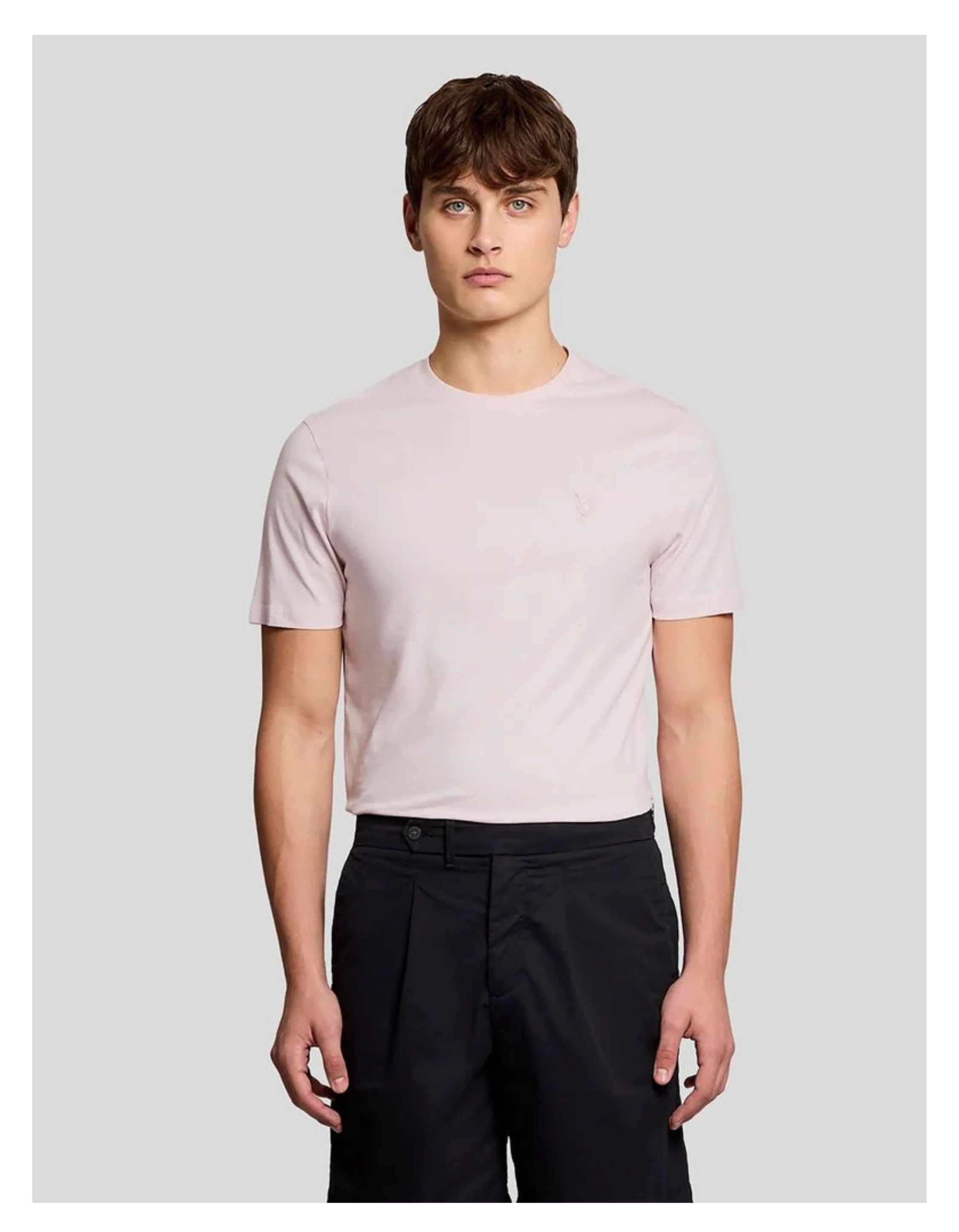 Lyle&scott Superfine T-shirt T-shirts Lichtroze Ts2255ton