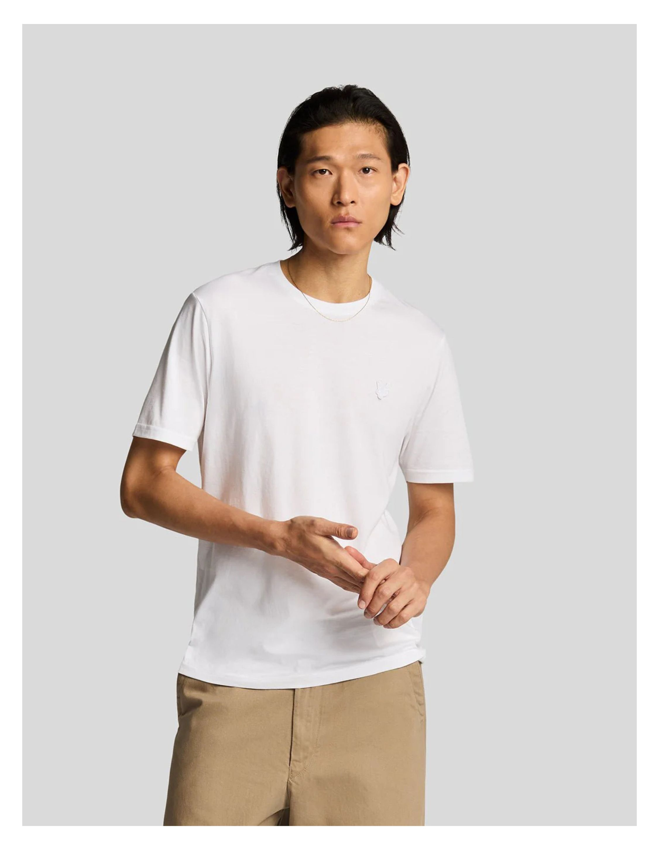 Lyle&scott Superfine T-shirt T-shirts Wit Ts2255ton